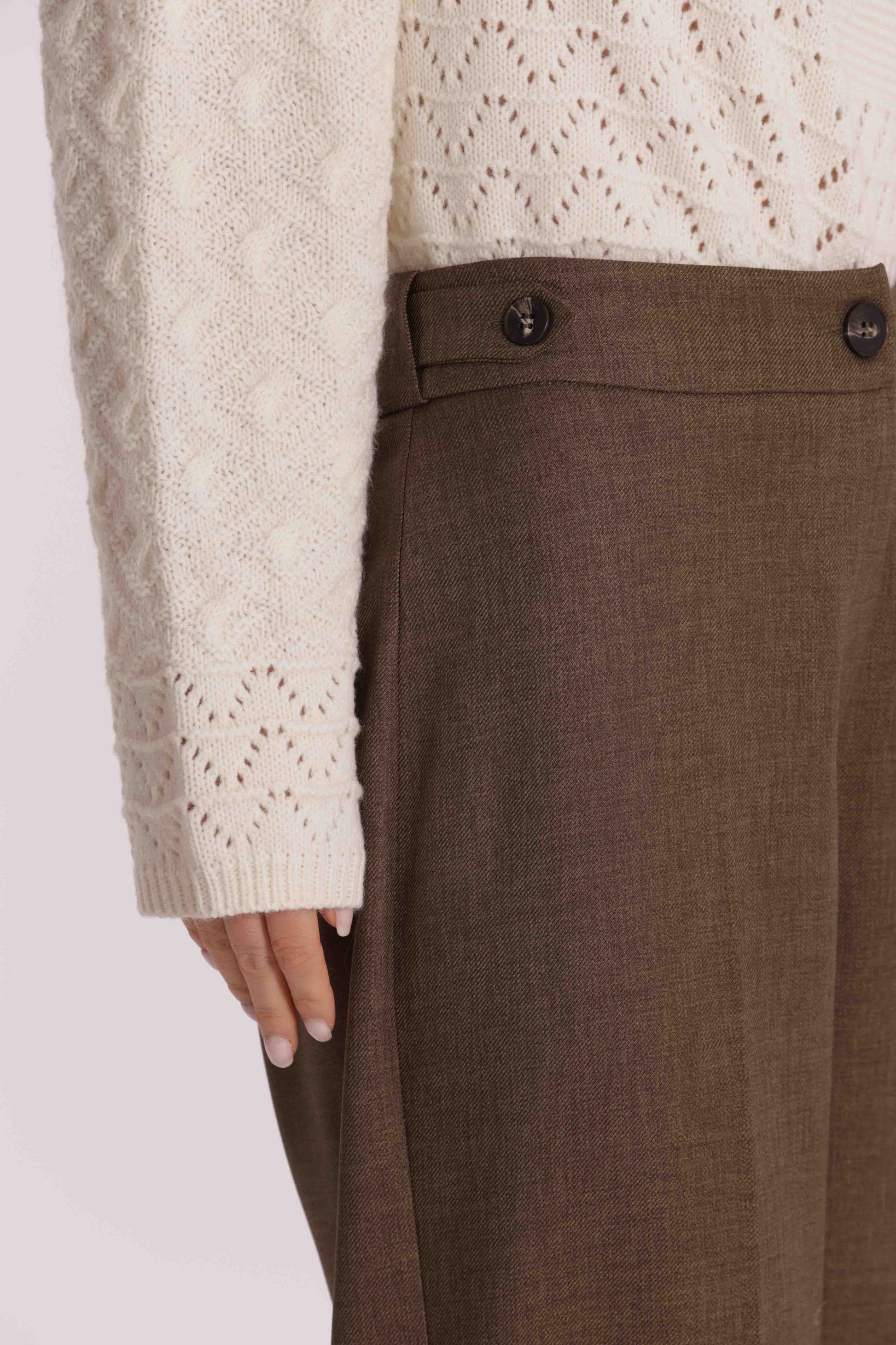 PANTALONE PALAZZO TESSUTO FIAMMATO