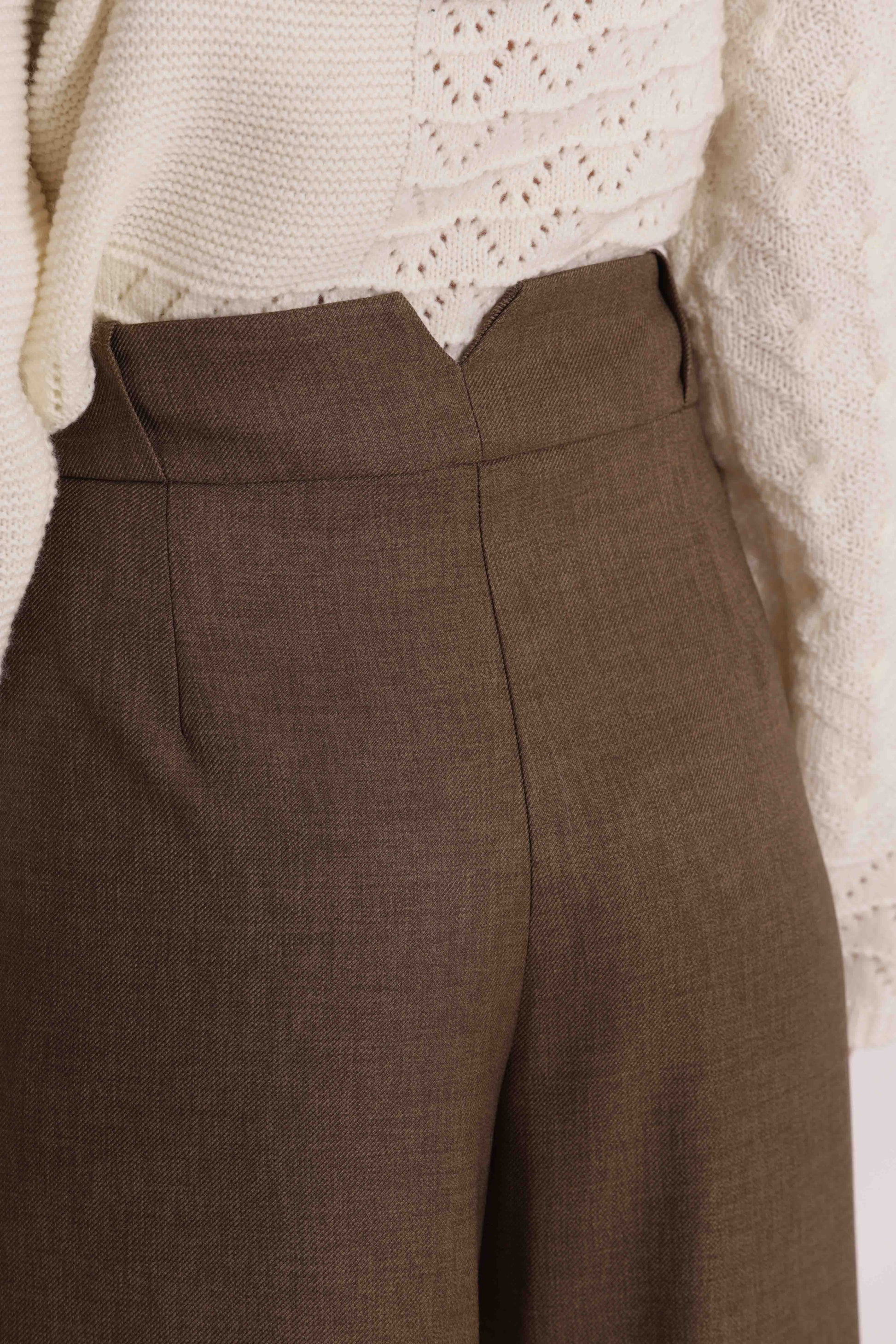 PANTALONE PALAZZO TESSUTO FIAMMATO
