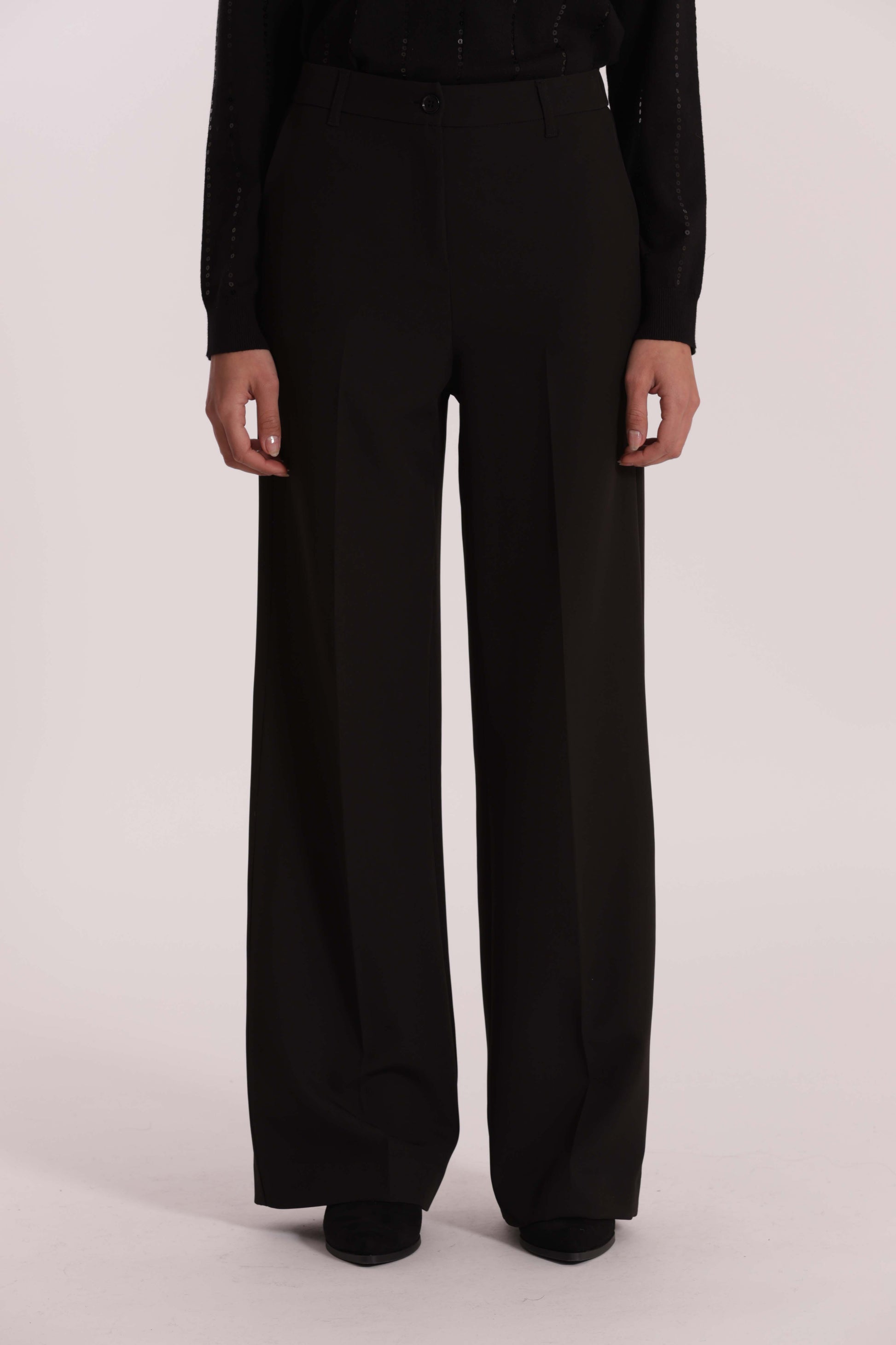 PANTALONE PALAZZO CON ELASTICO DIETRO