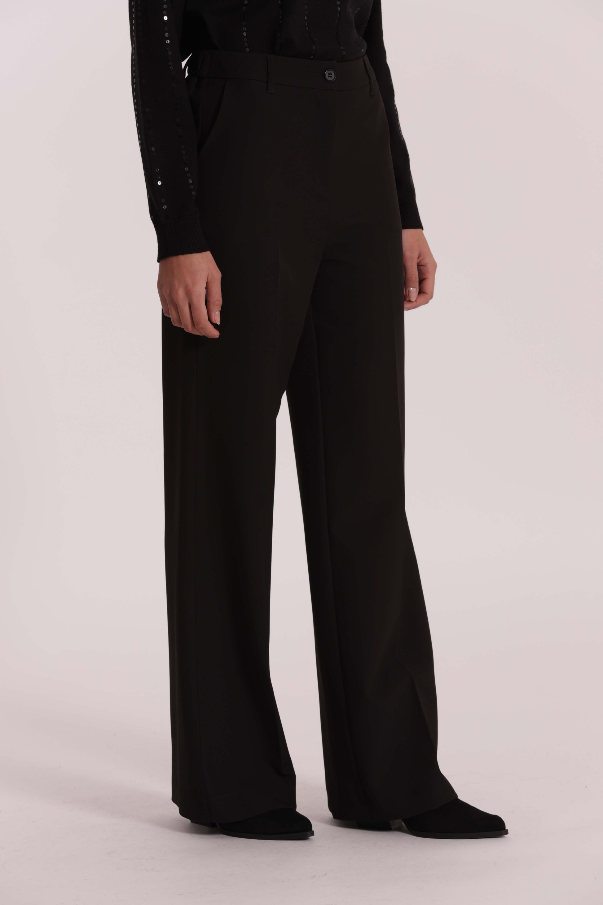 PANTALONE PALAZZO CON ELASTICO DIETRO