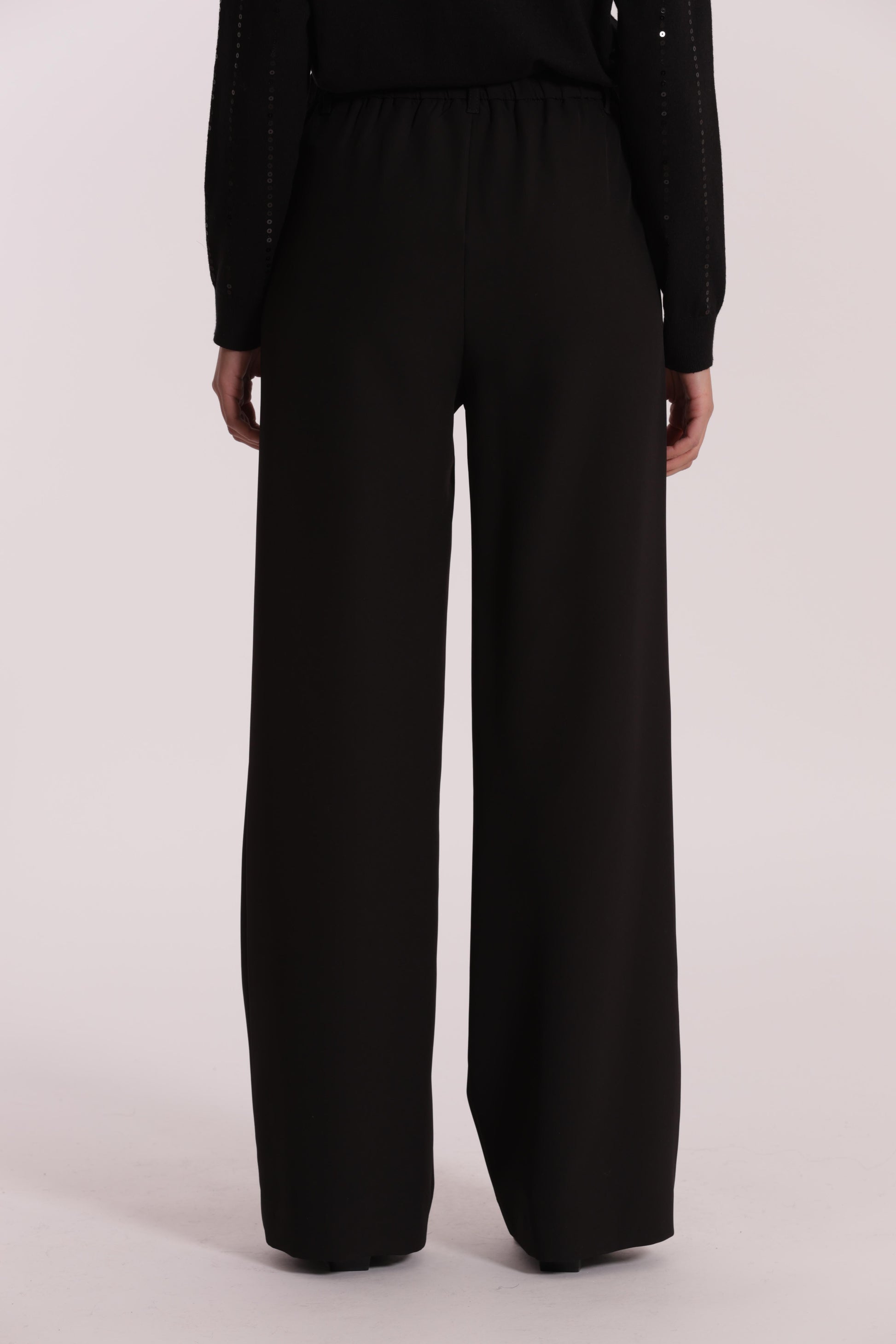 PANTALONE PALAZZO CON ELASTICO DIETRO