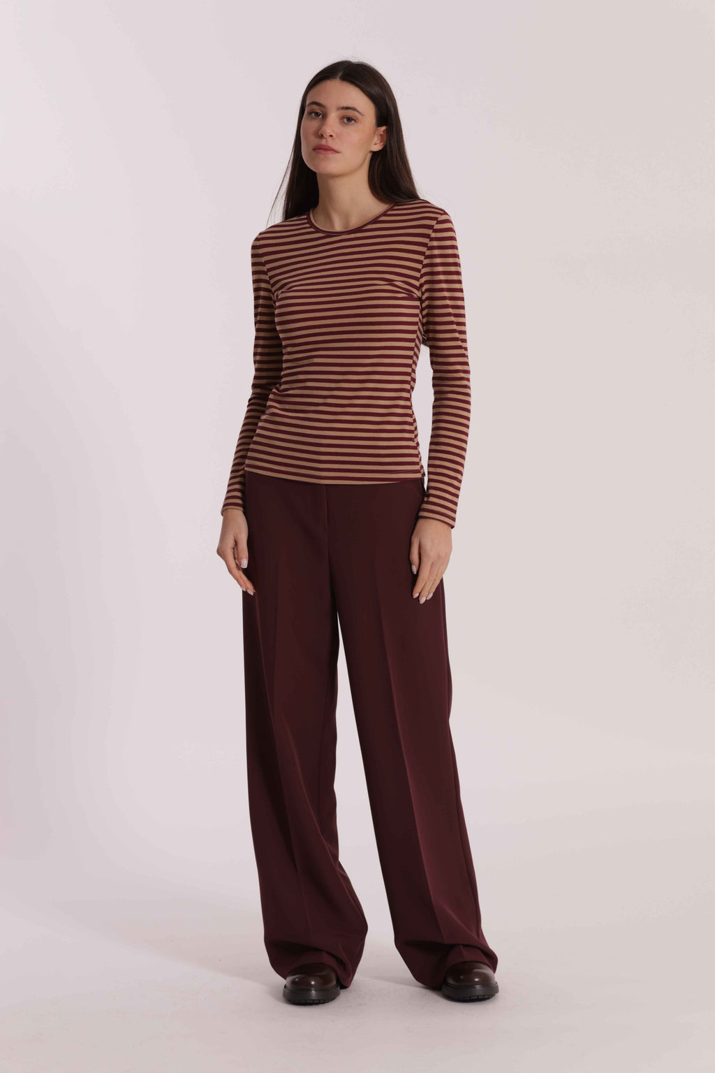PANTALONE PALAZZO CON ELASTICO DIETRO