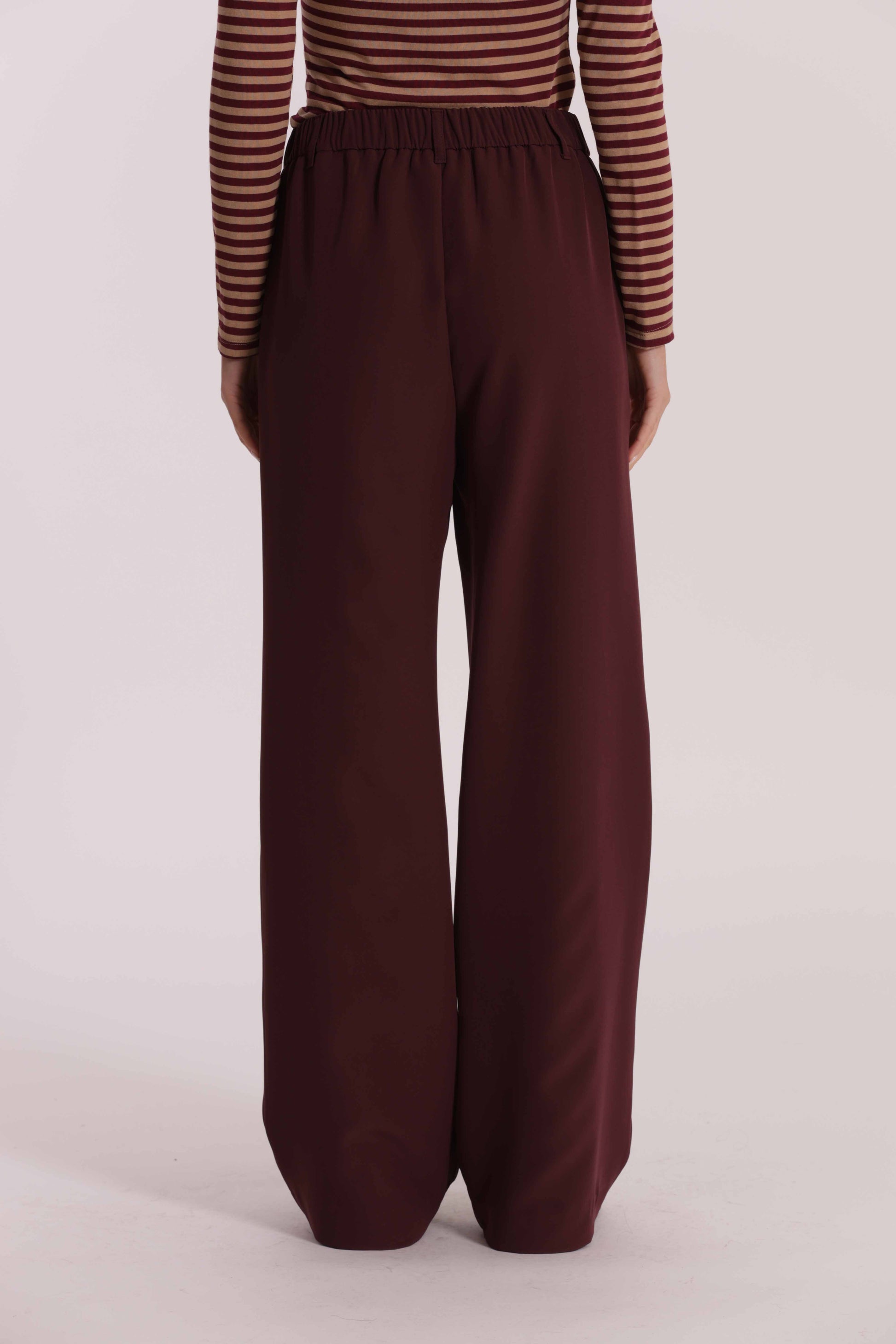 PANTALONE PALAZZO CON ELASTICO DIETRO