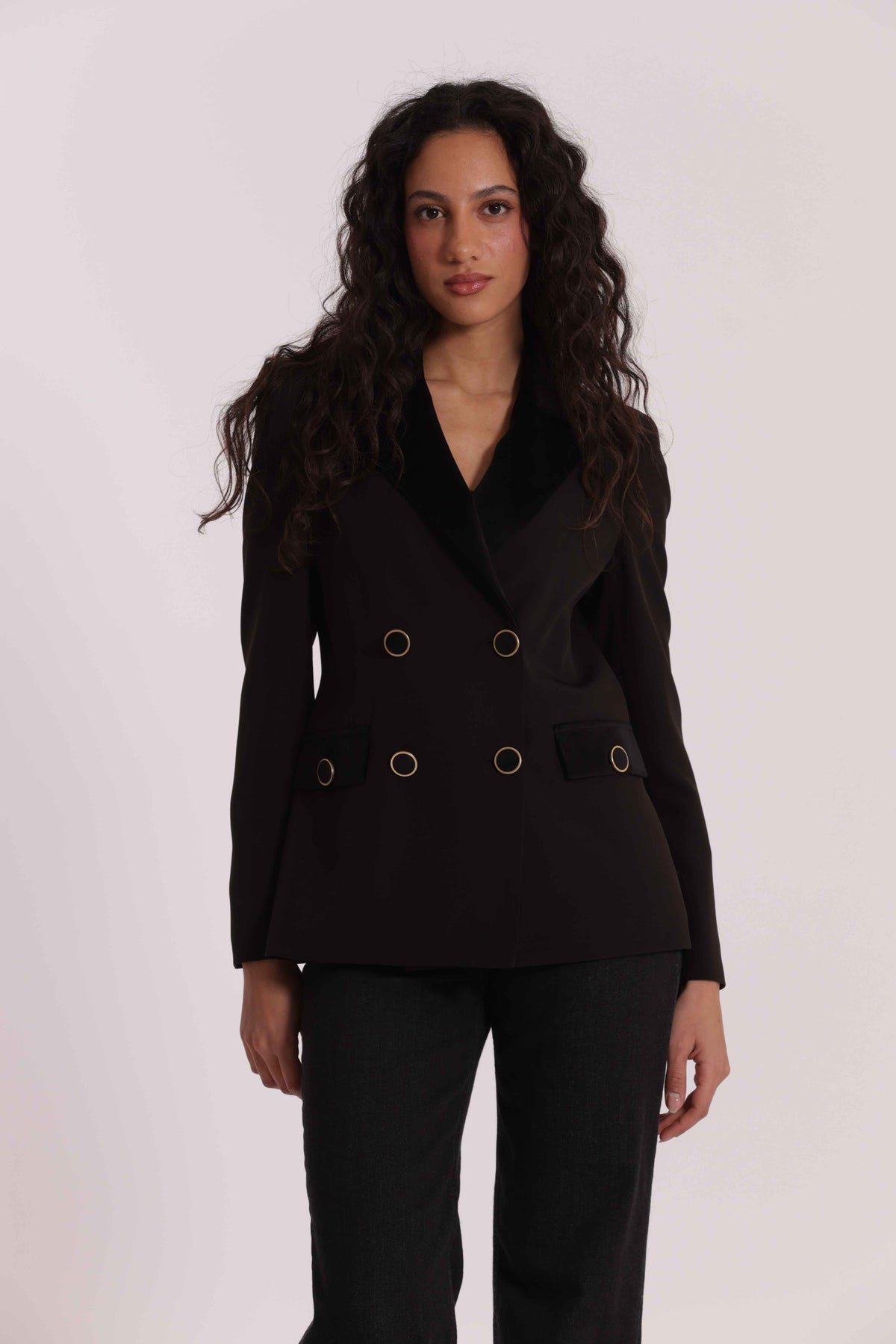 GIACCA CON DETTAGLI IN CAMOSCIO