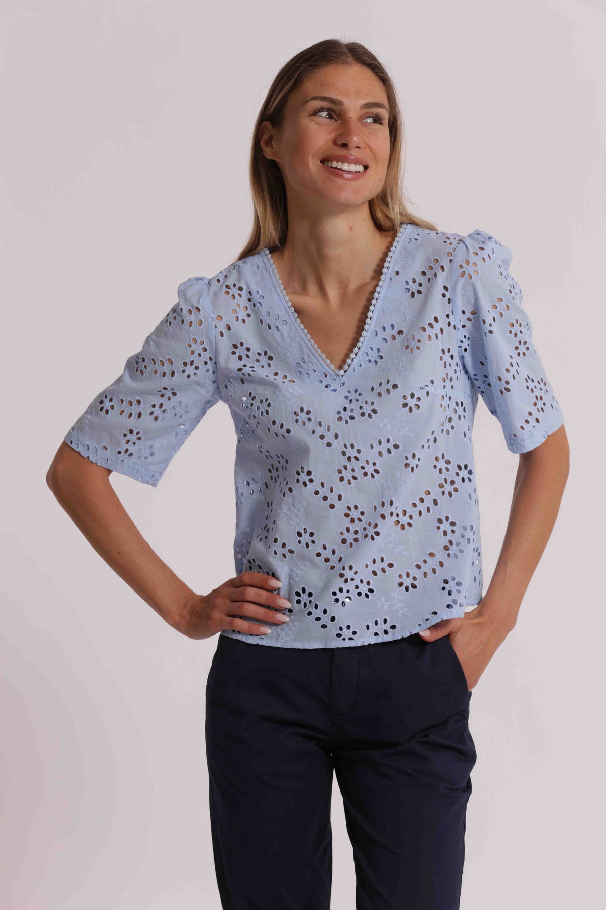BLUSA IN SANGALLO