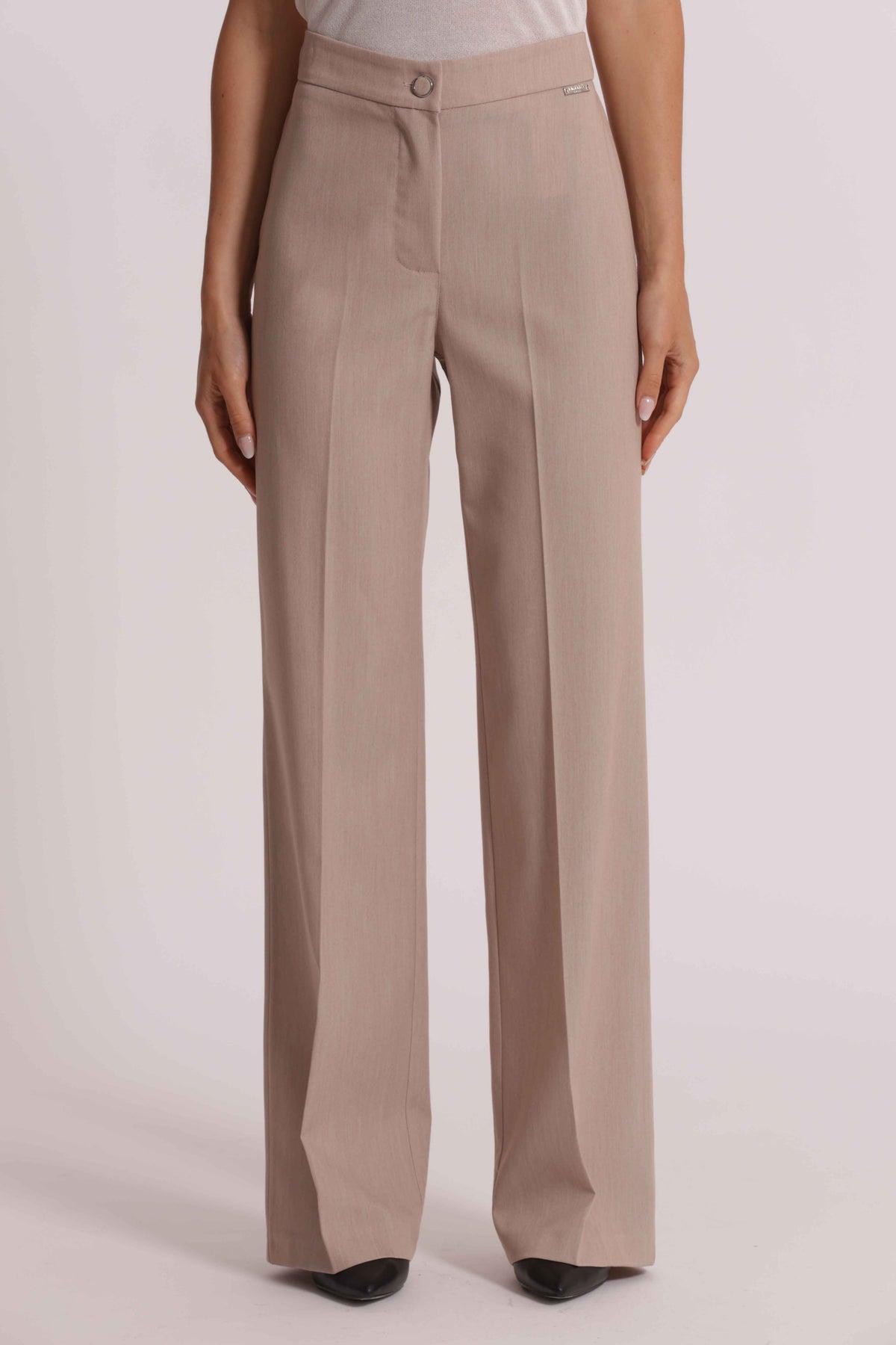 PANTALONE PALAZZO IN MANOFREDDA
