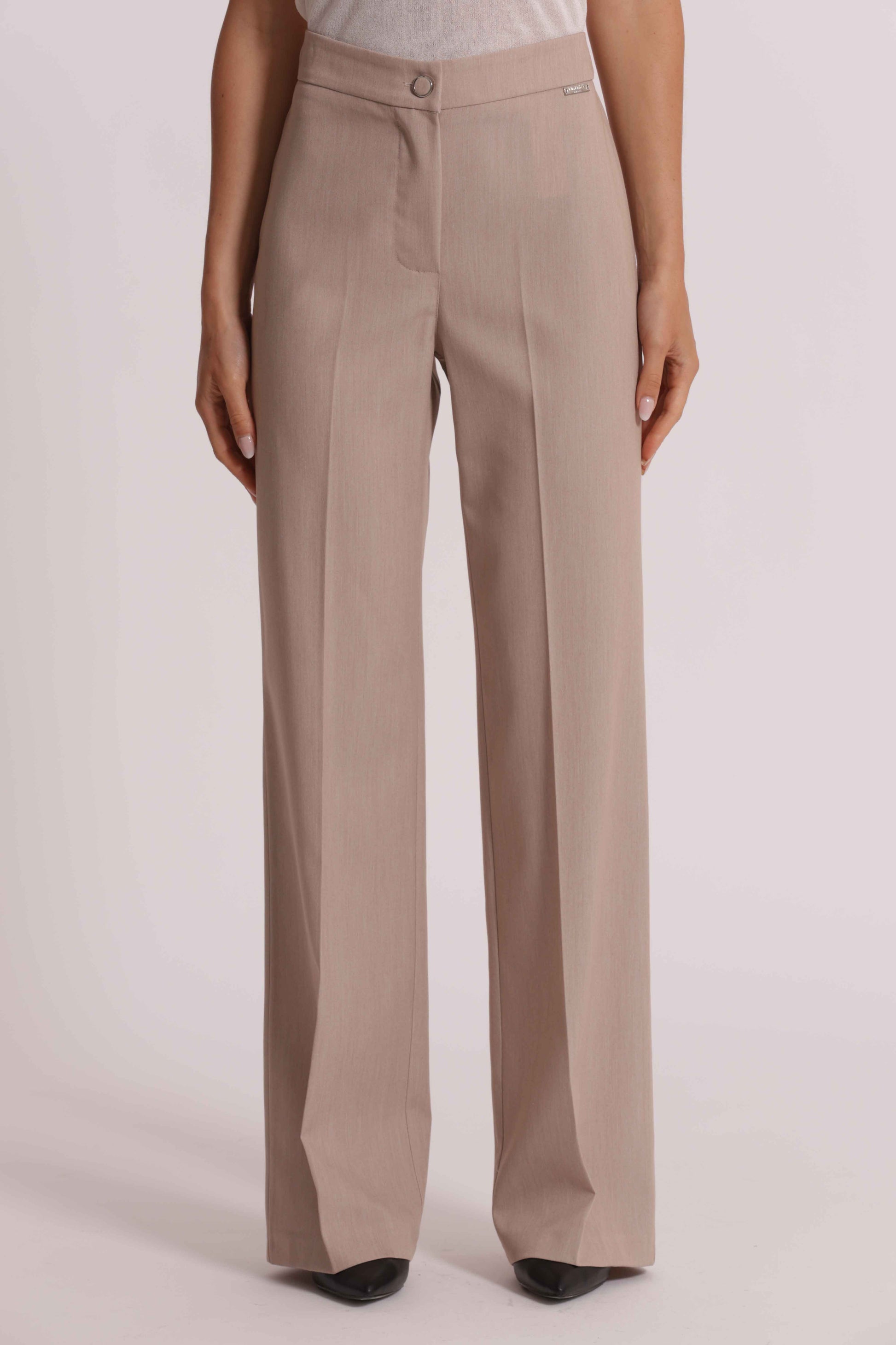 PANTALONE PALAZZO IN MANOFREDDA