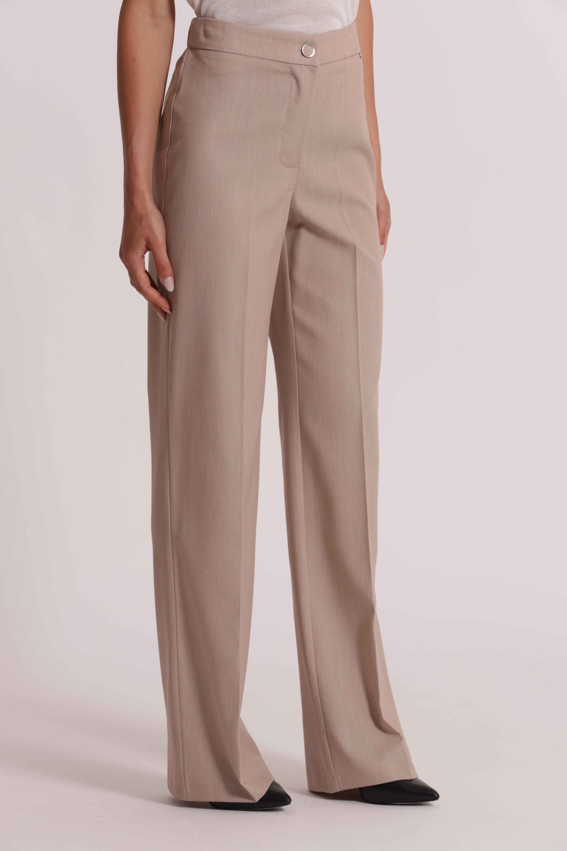 PANTALONE PALAZZO IN MANOFREDDA
