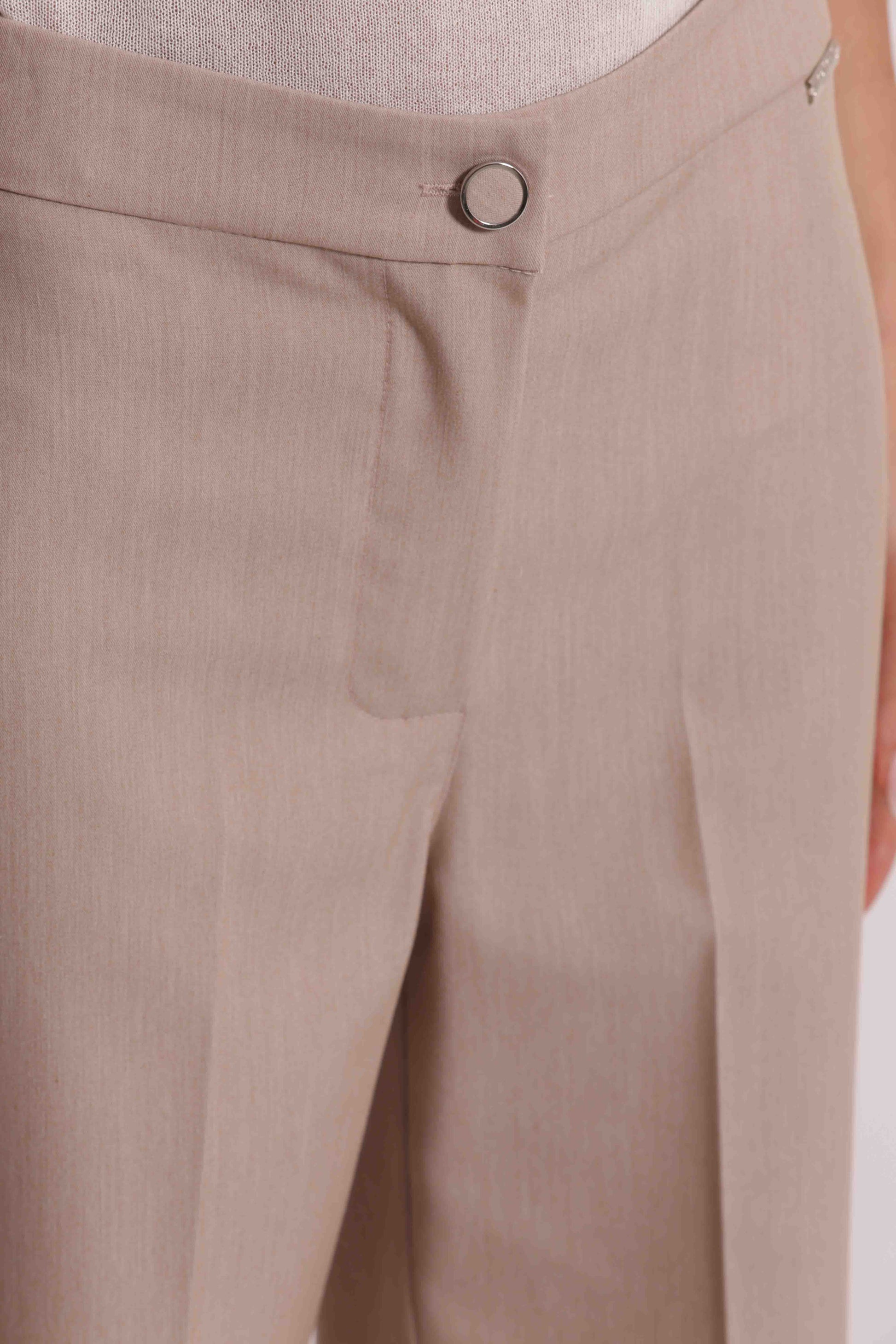 PANTALONE PALAZZO IN MANOFREDDA