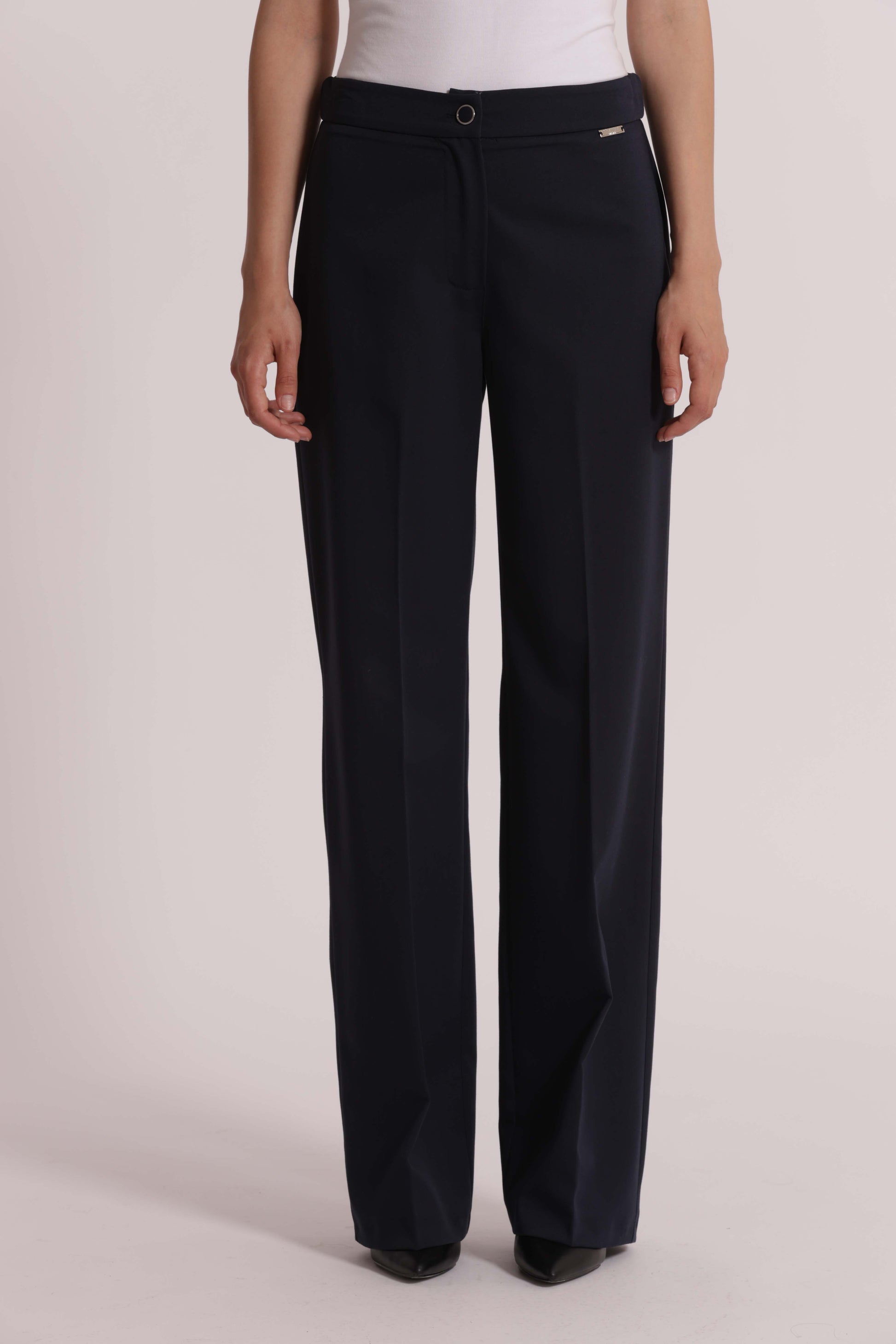 PANTALONE PALAZZO IN MANOFREDDA