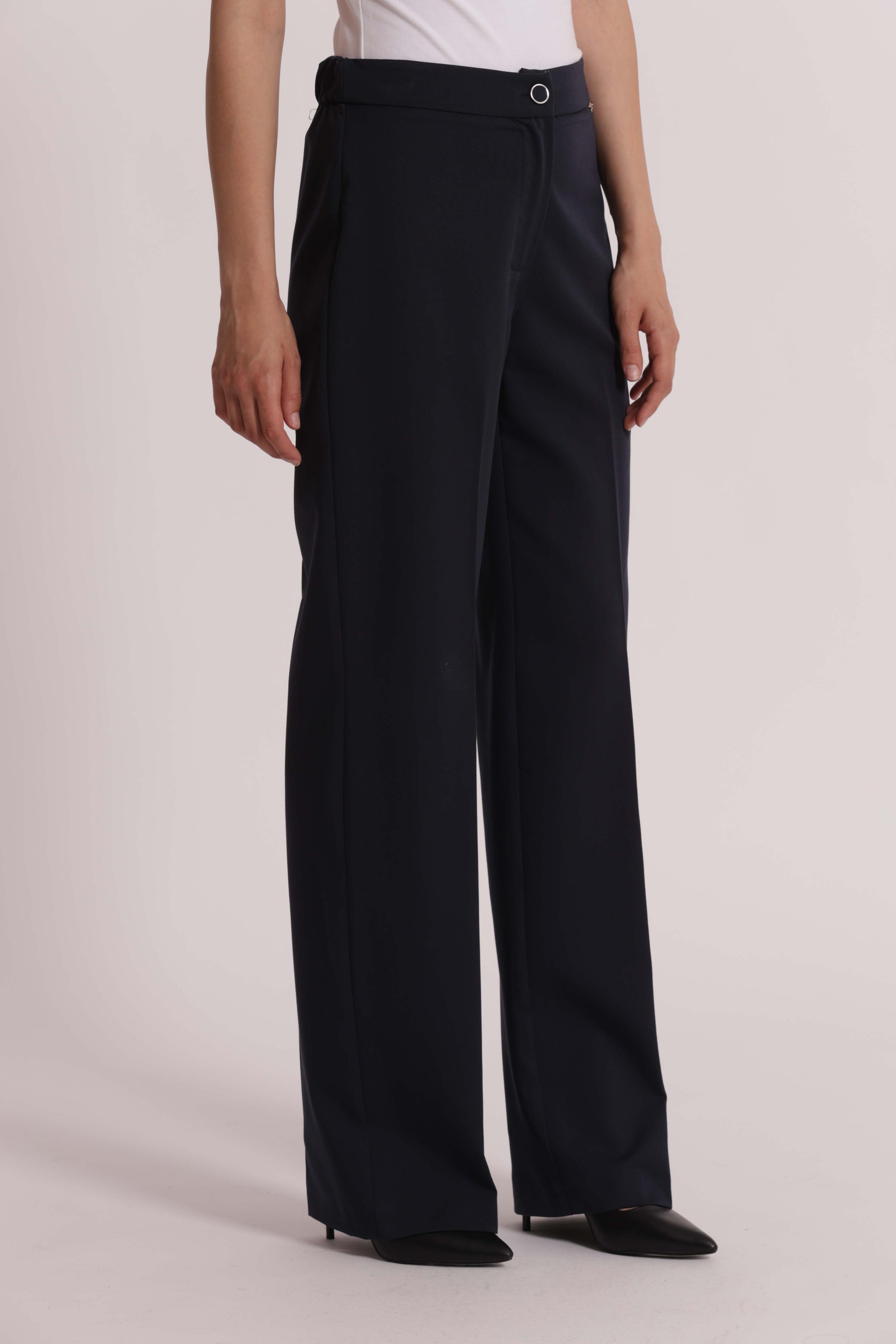 PANTALONE PALAZZO IN MANOFREDDA