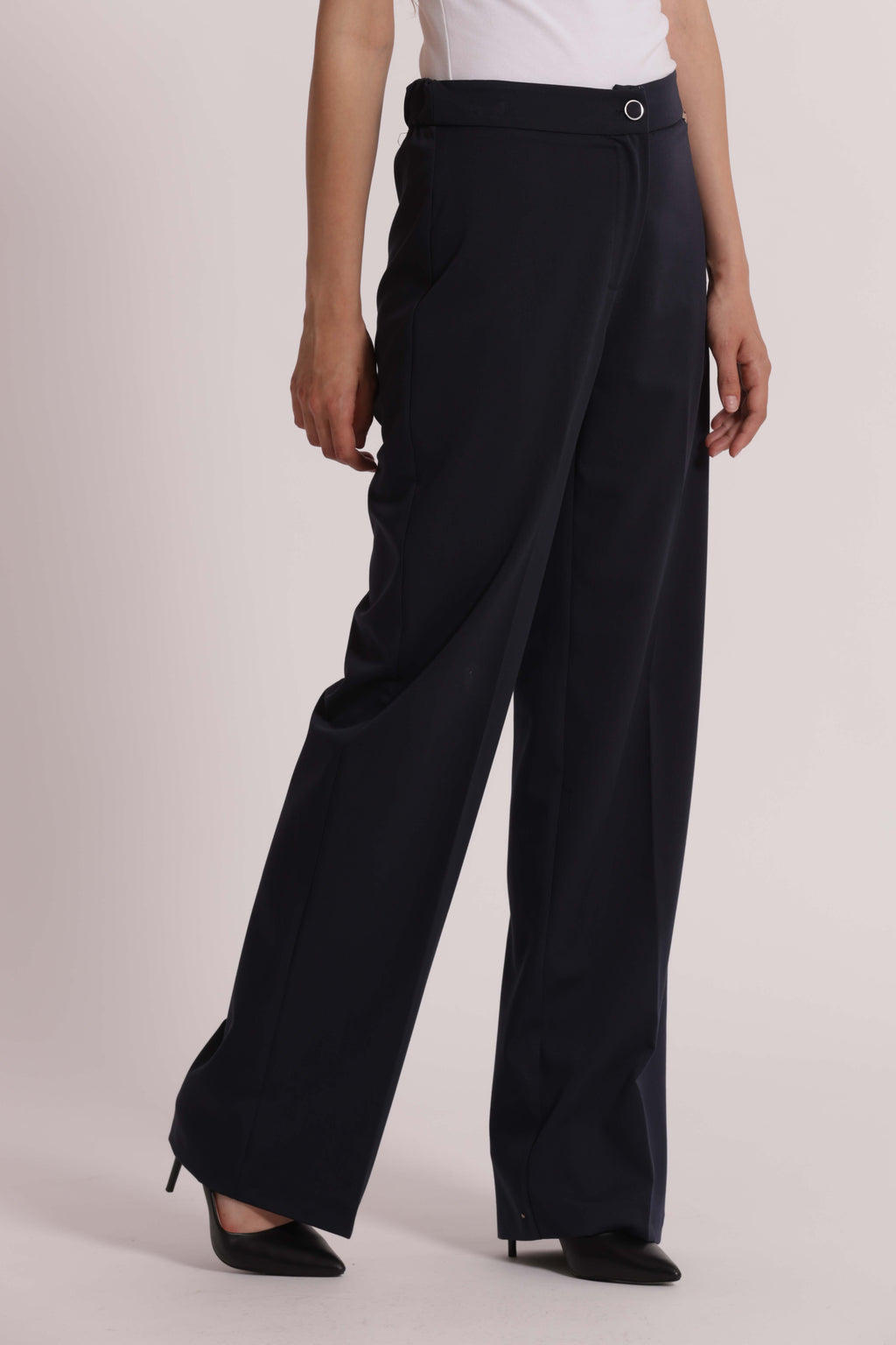 PANTALONE PALAZZO IN MANOFREDDA