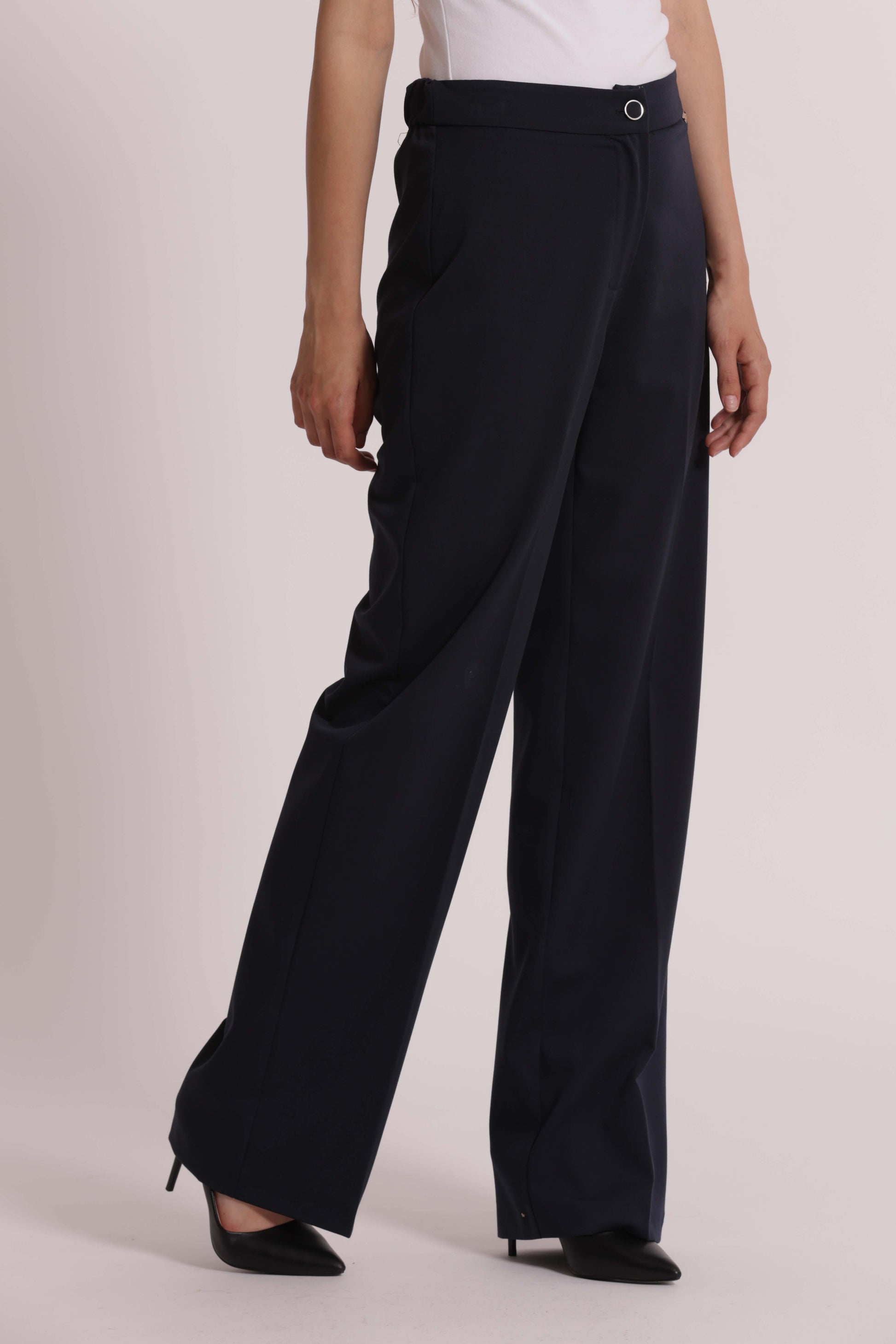 PANTALONE PALAZZO IN MANOFREDDA