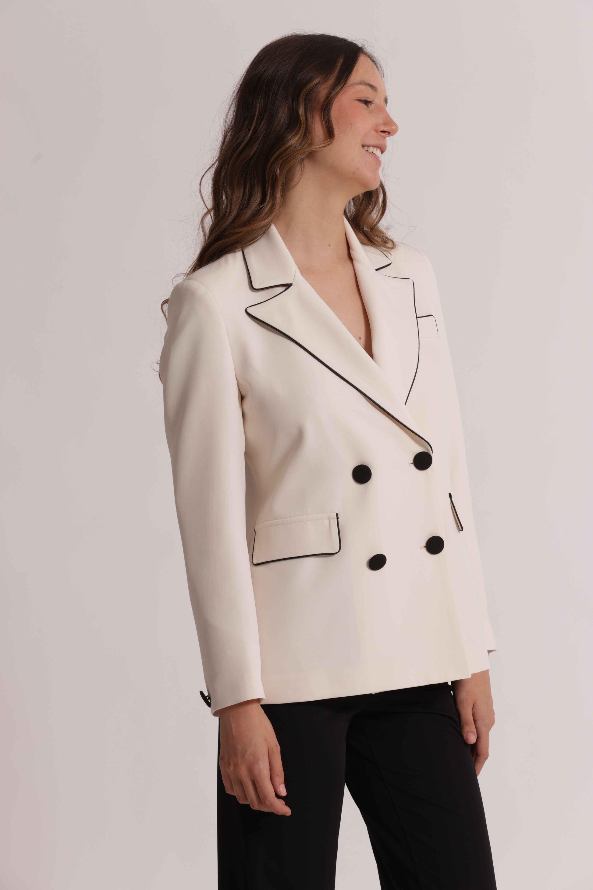 GIACCA BORDI A CONTRASTO