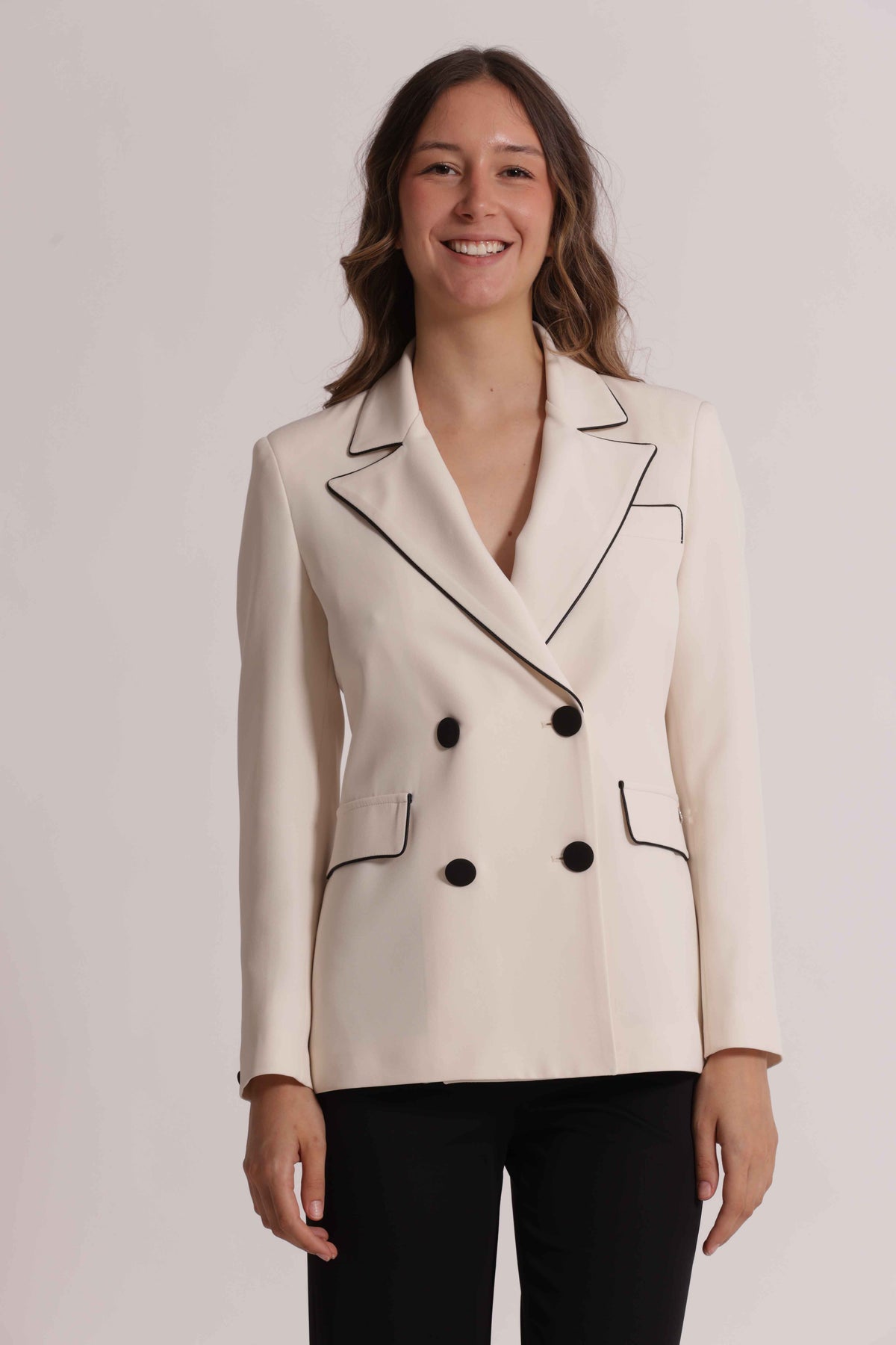 GIACCA BORDI A CONTRASTO