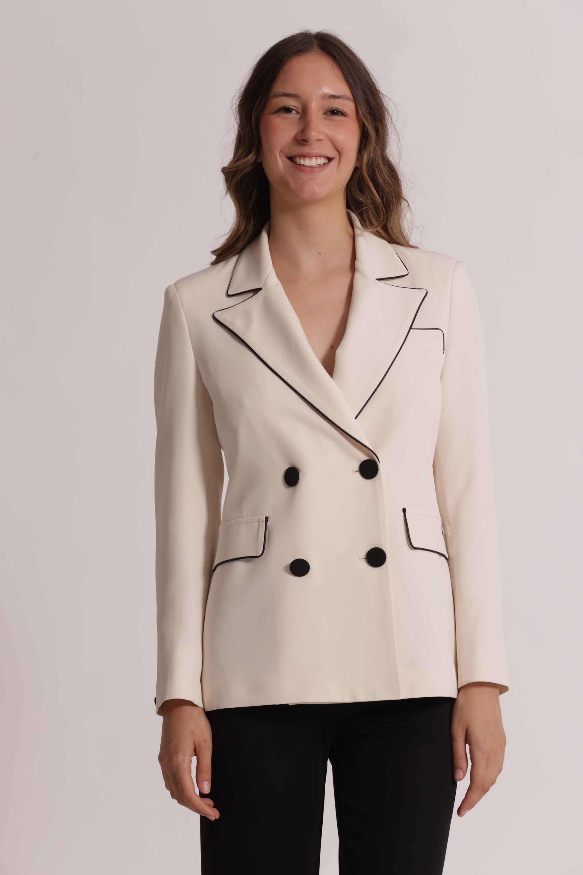 GIACCA BORDI A CONTRASTO