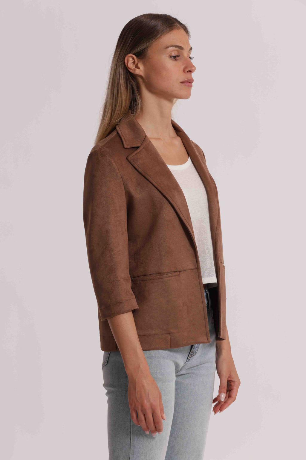 GIACCA IN EFFETTO CAMOSCIO