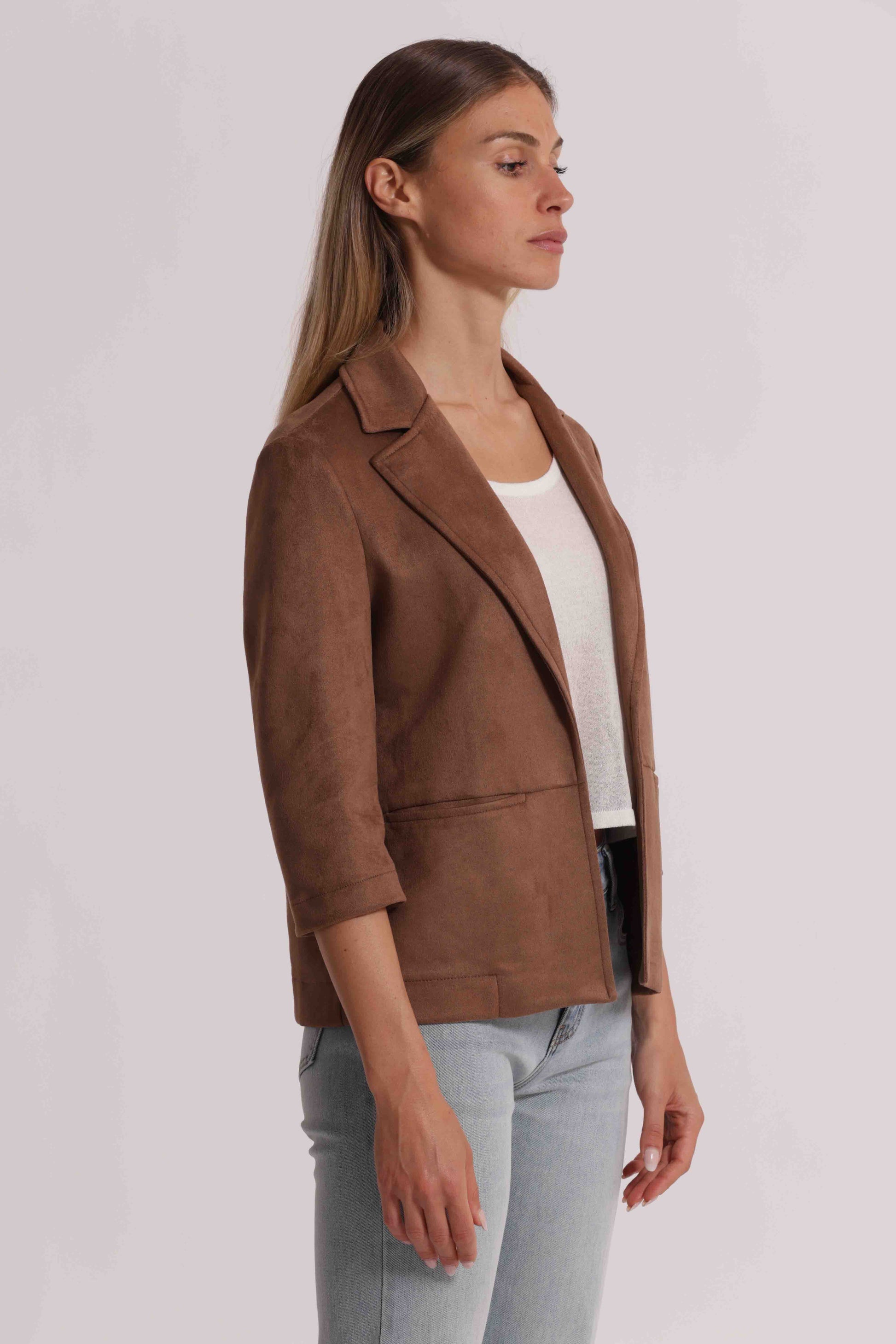 GIACCA IN EFFETTO CAMOSCIO