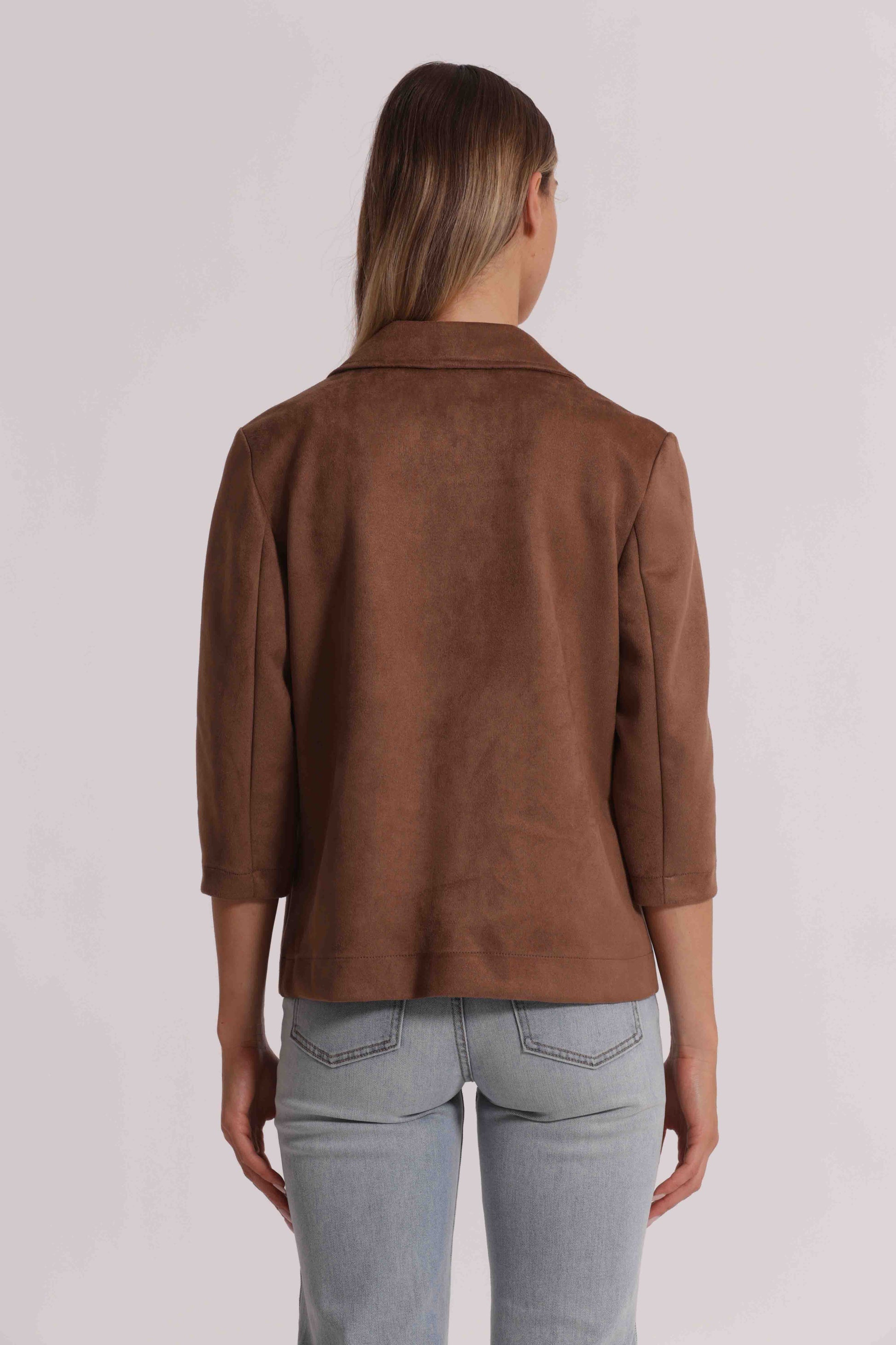 GIACCA IN EFFETTO CAMOSCIO