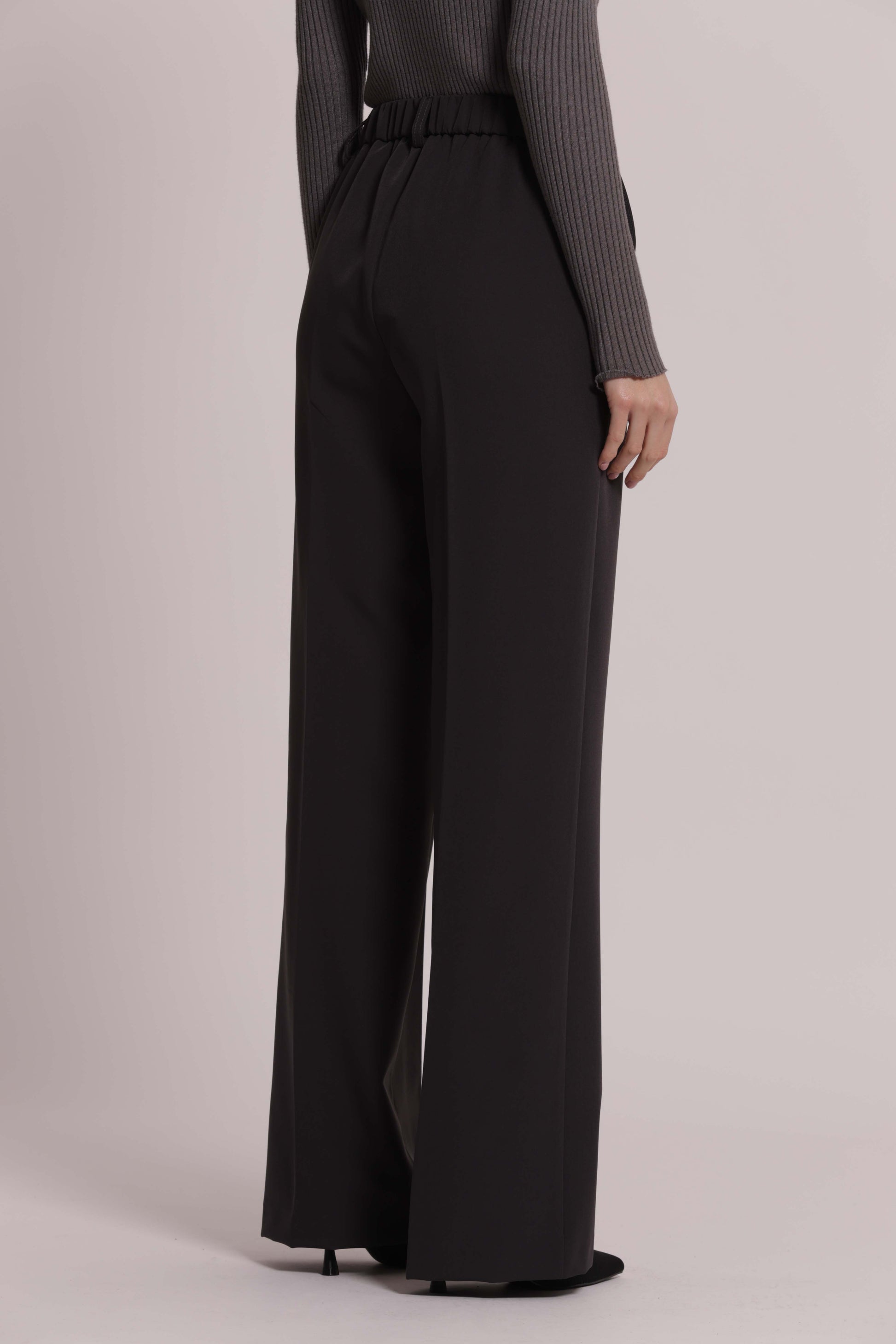 PANTALONE PALAZZO CON ELASTICO DIETRO