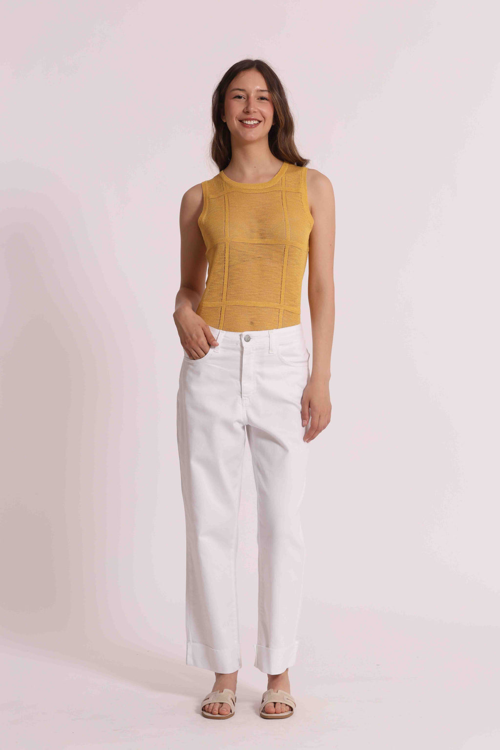 JEANS CON RISVOLTO