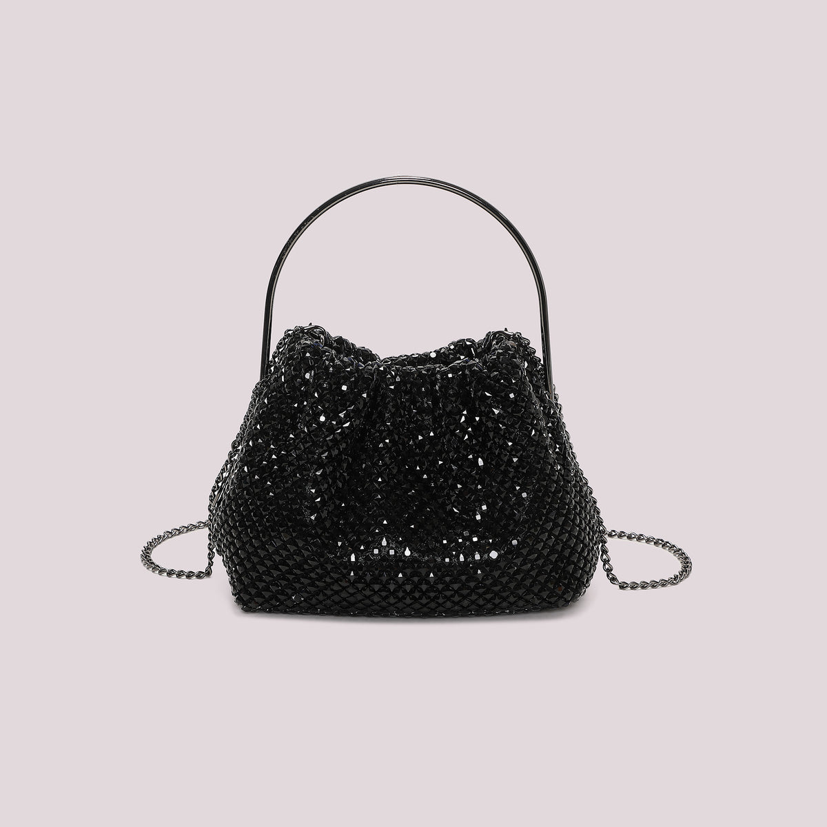 BORSA MORBIDA DI STRASS