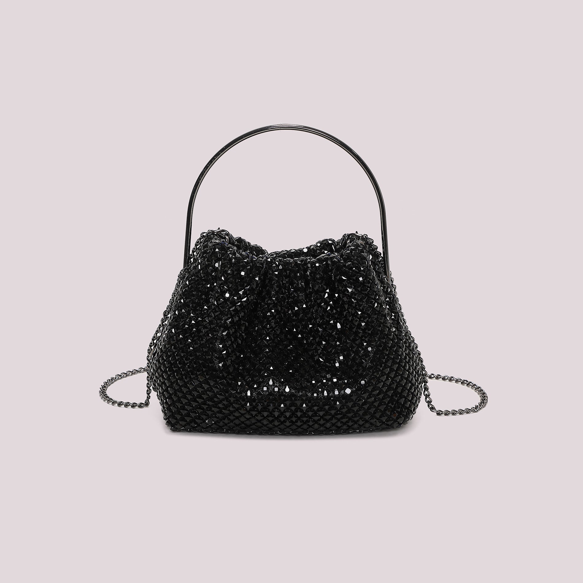 BORSA MORBIDA DI STRASS