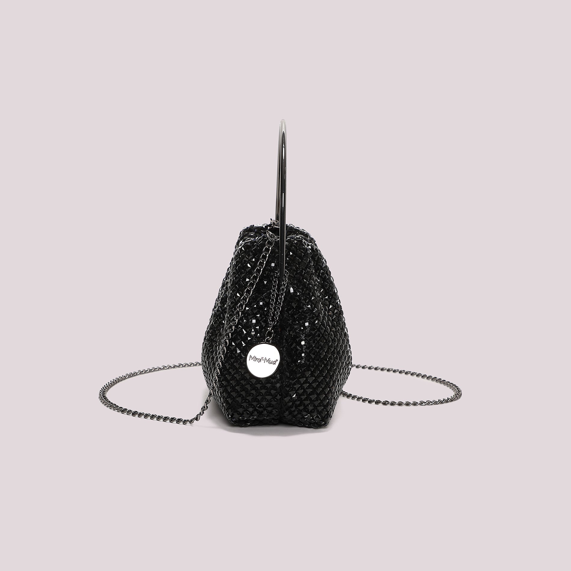 BORSA MORBIDA DI STRASS
