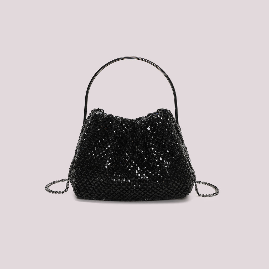 BORSA MORBIDA DI STRASS
