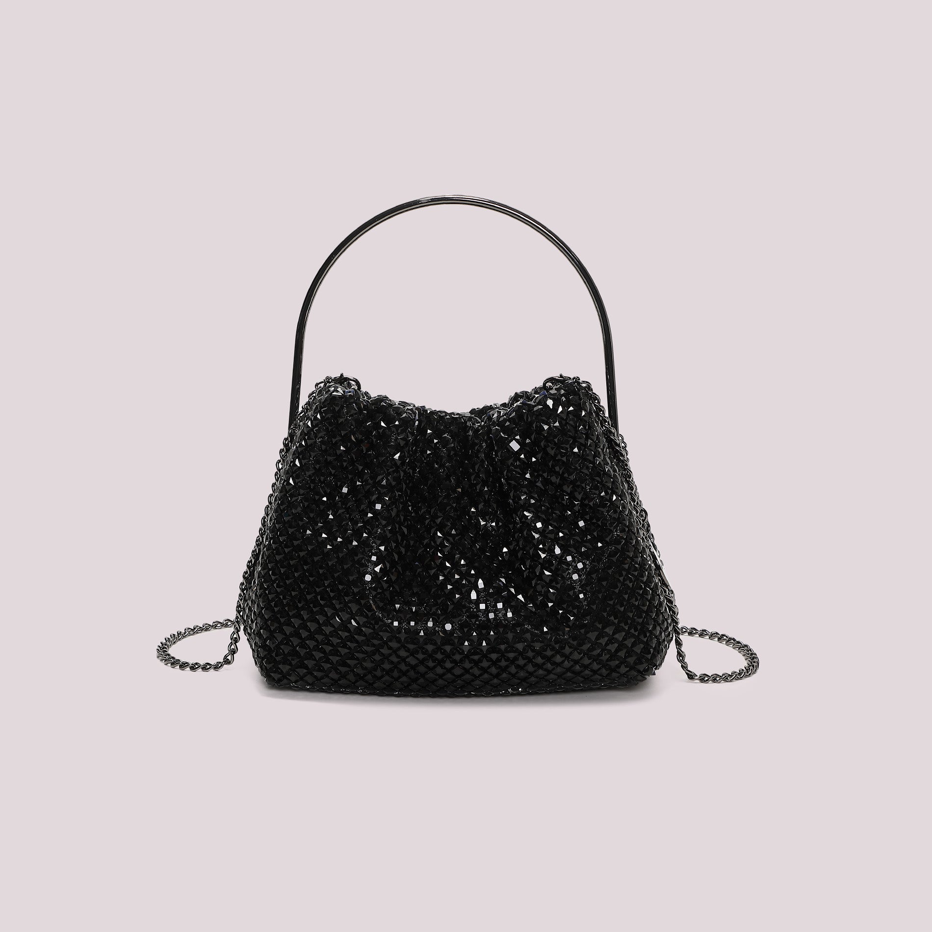 BORSA MORBIDA DI STRASS