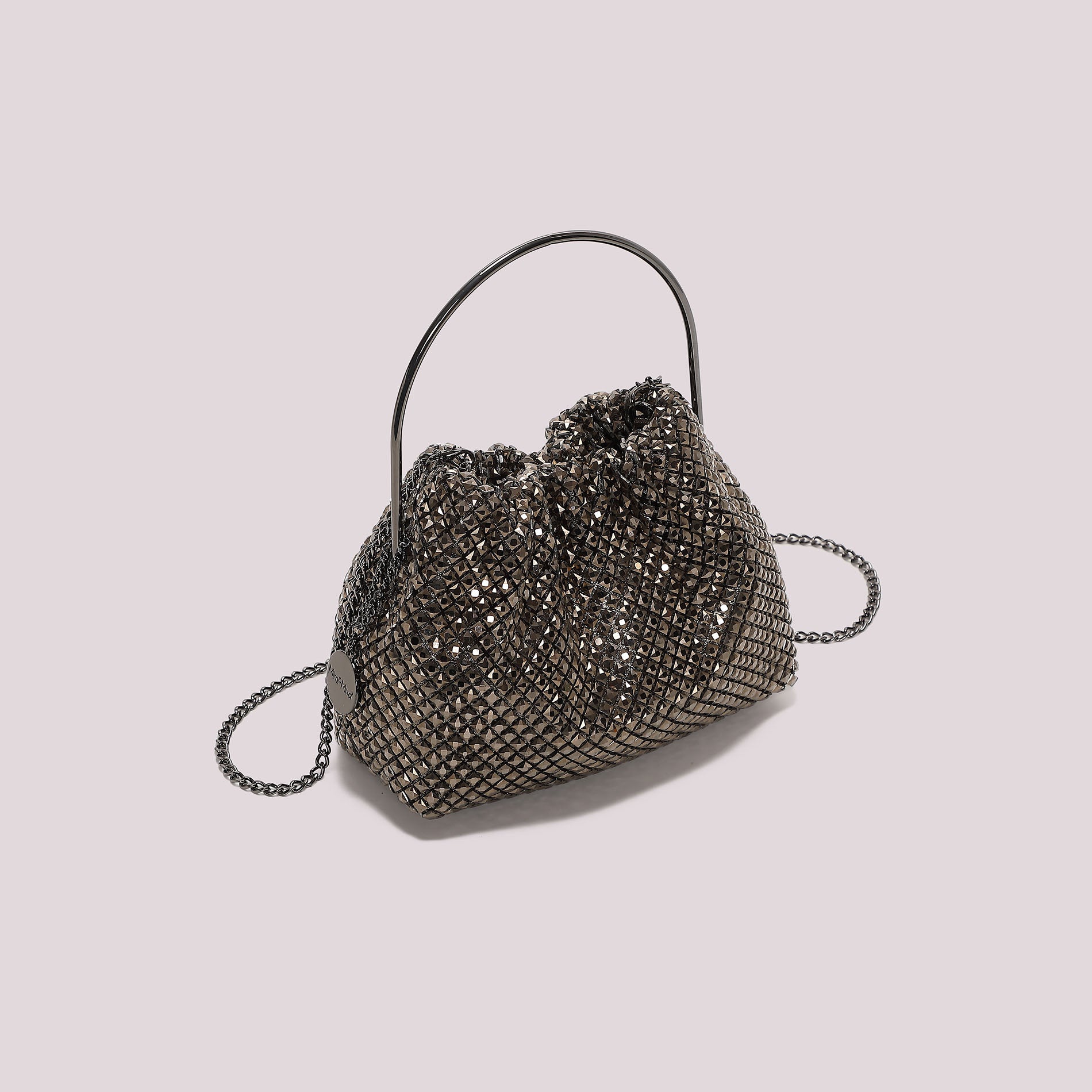 BORSA MORBIDA DI STRASS