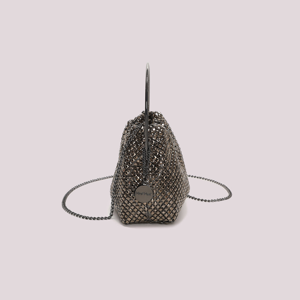 BORSA MORBIDA DI STRASS