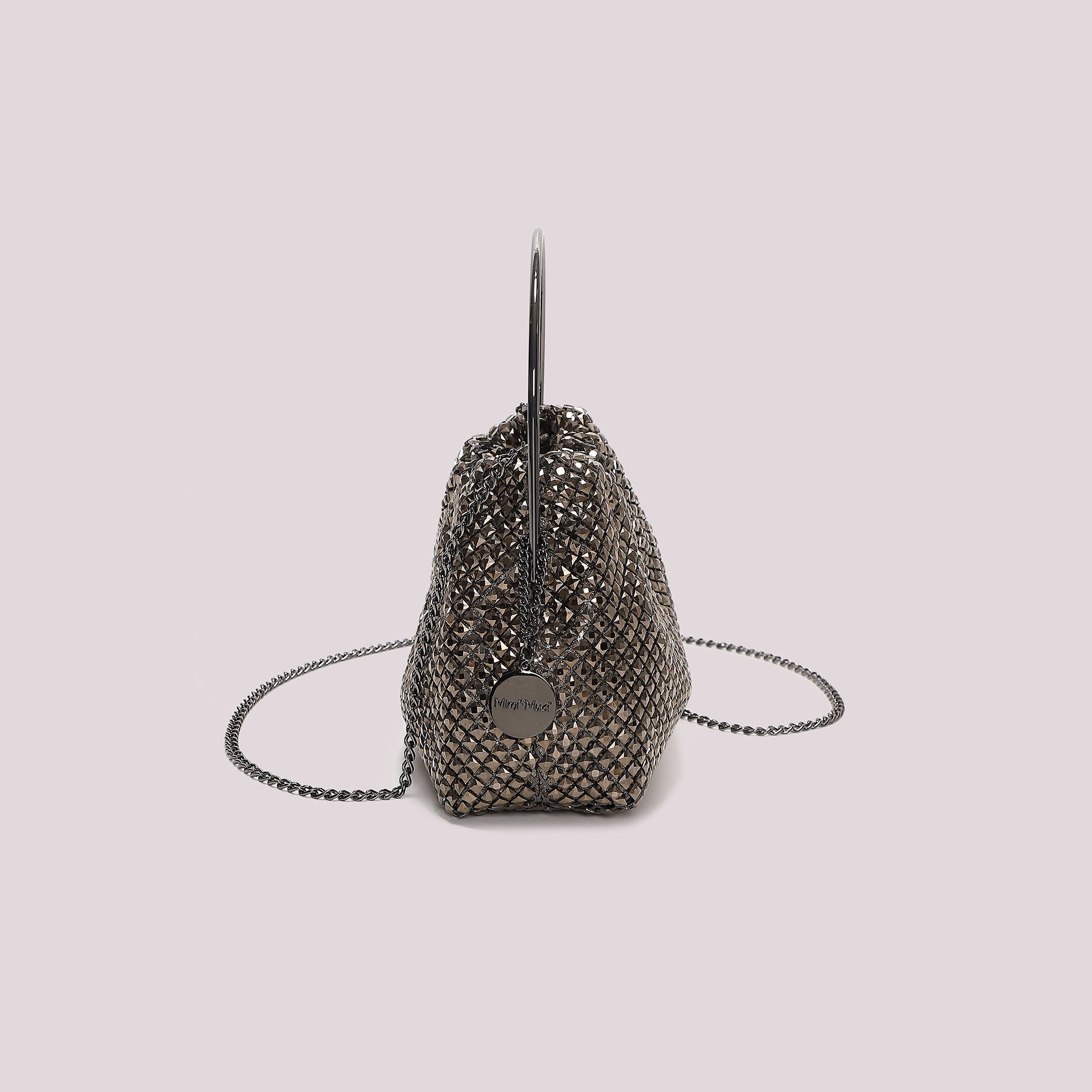 BORSA MORBIDA DI STRASS