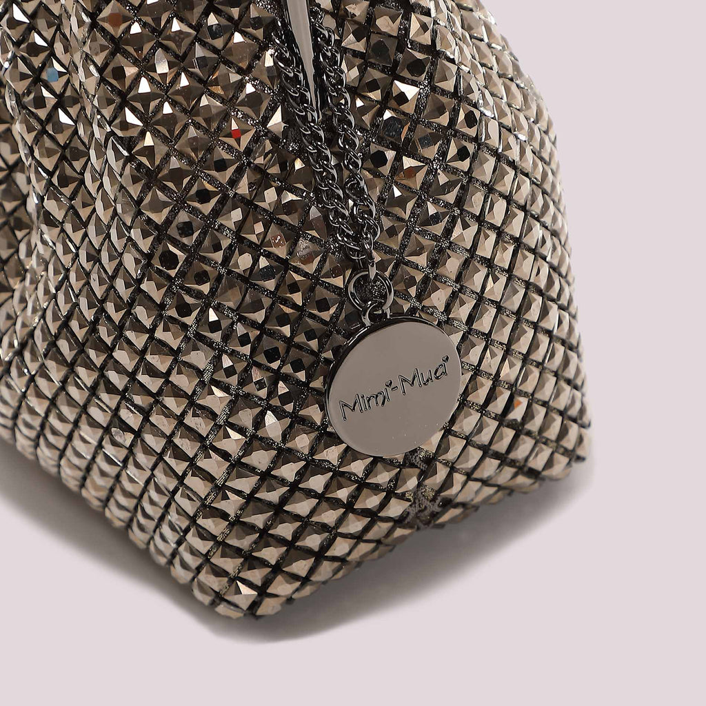 BORSA MORBIDA DI STRASS