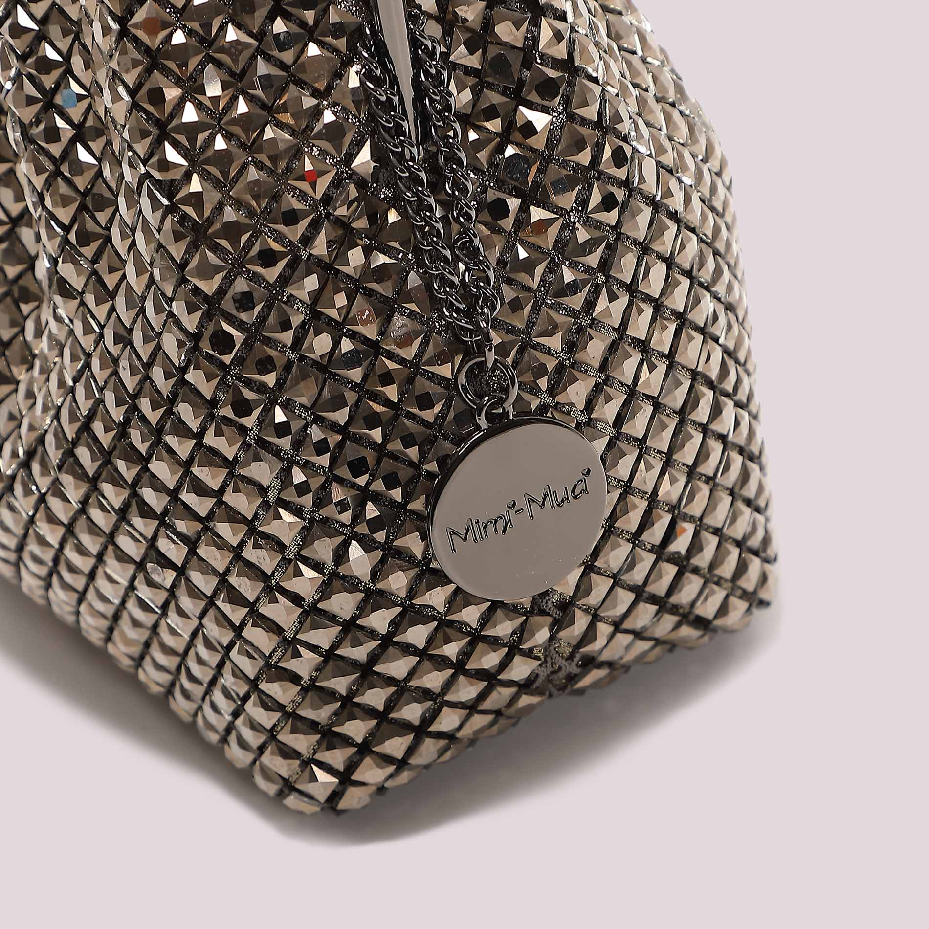 BORSA MORBIDA DI STRASS