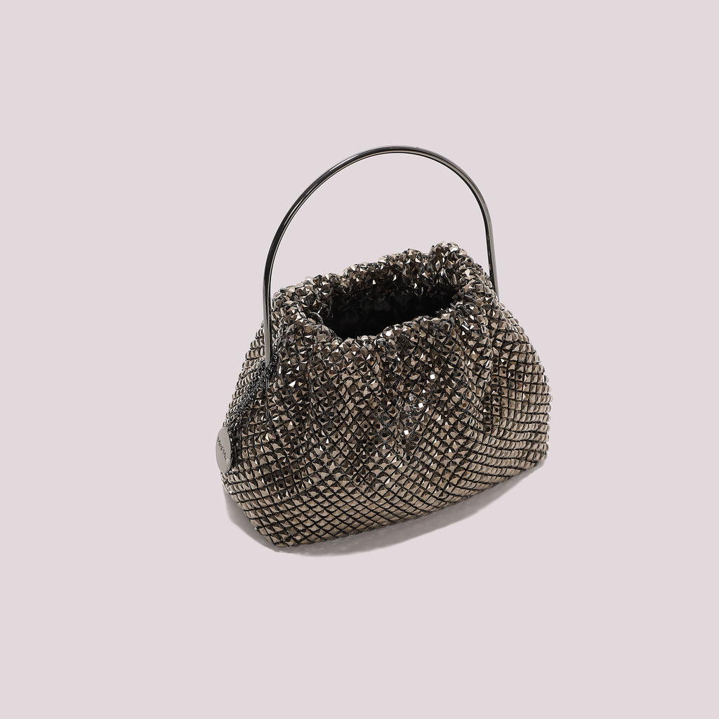 BORSA MORBIDA DI STRASS