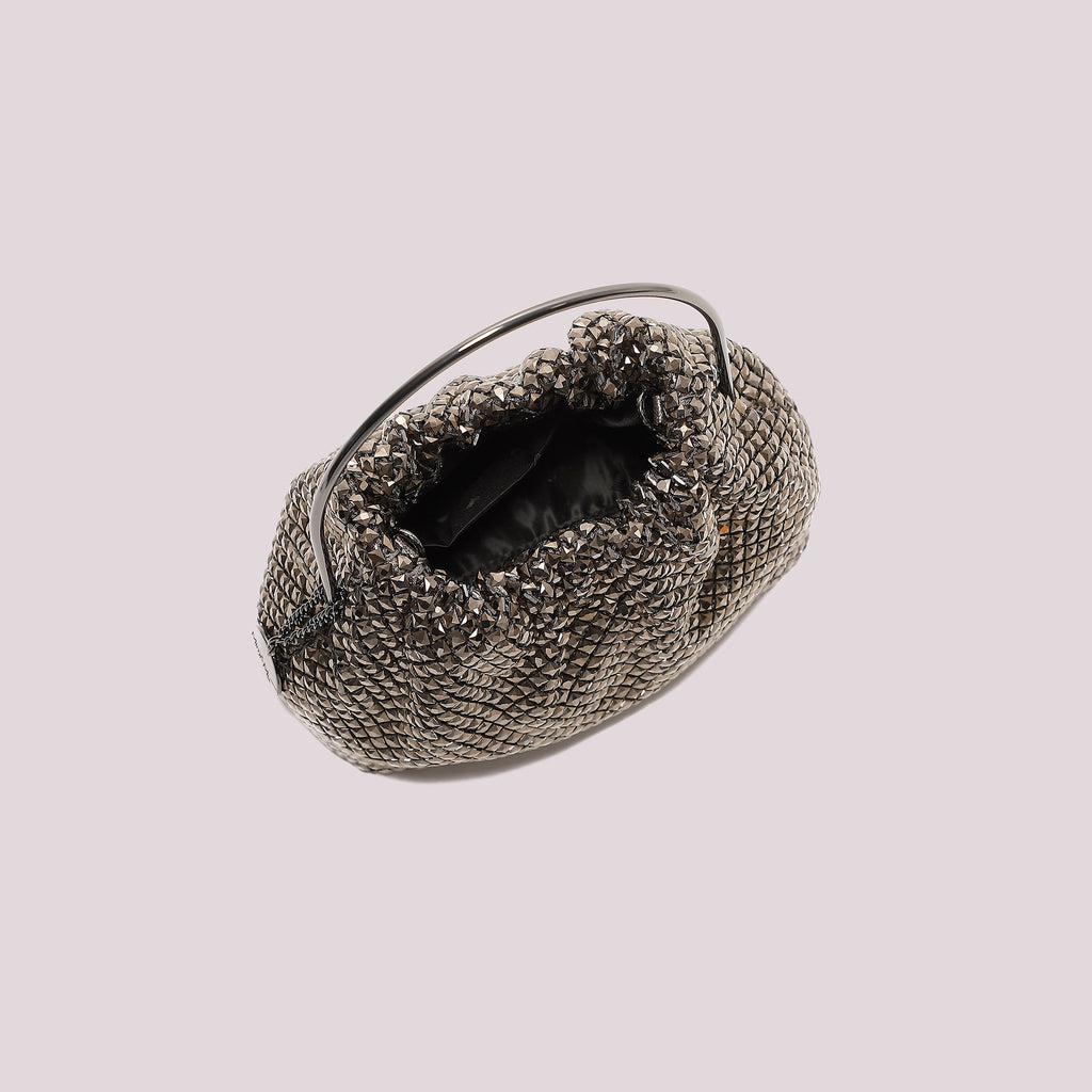 BORSA MORBIDA DI STRASS