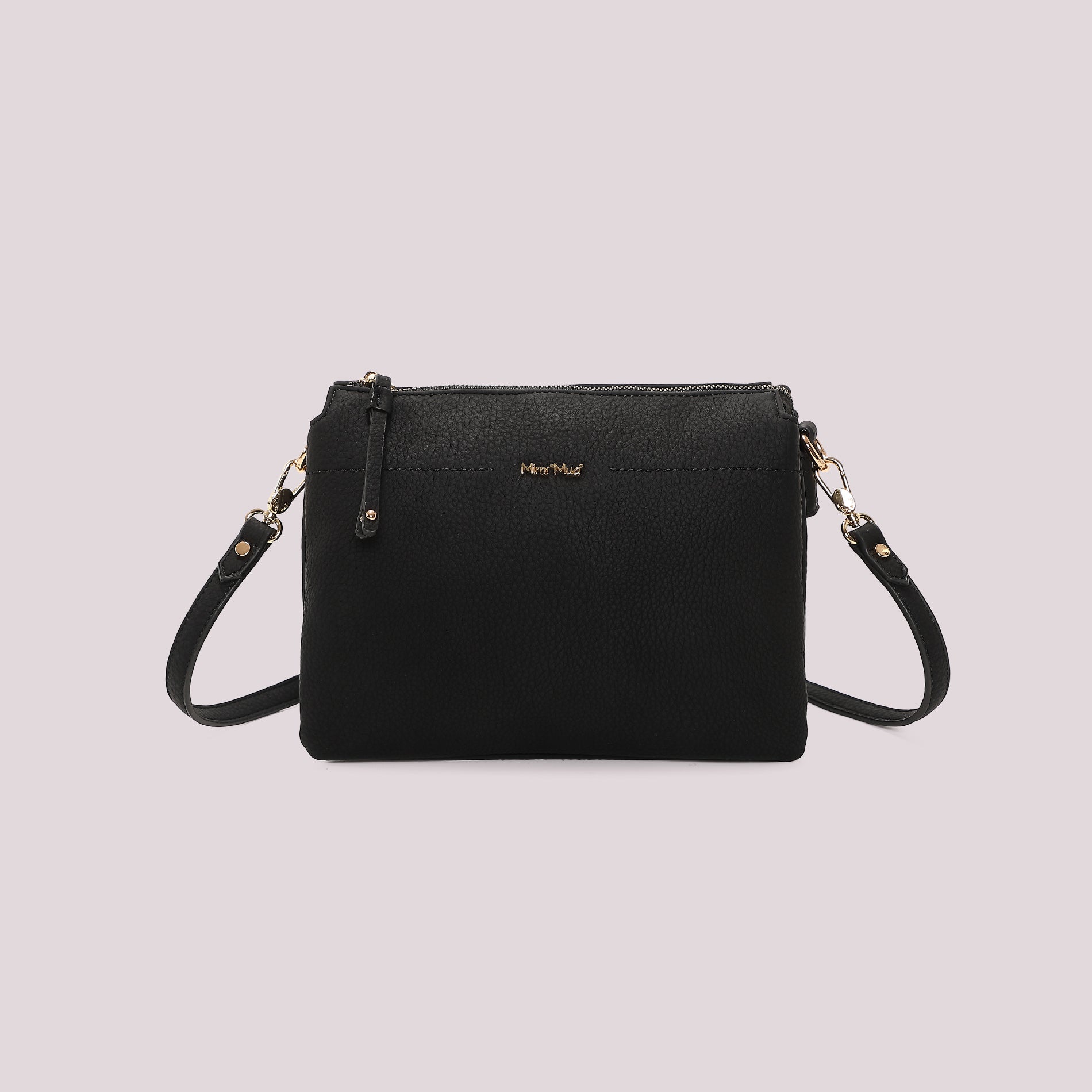 BORSA TRACOLLA CON DETTAGLI CAMOSCIO