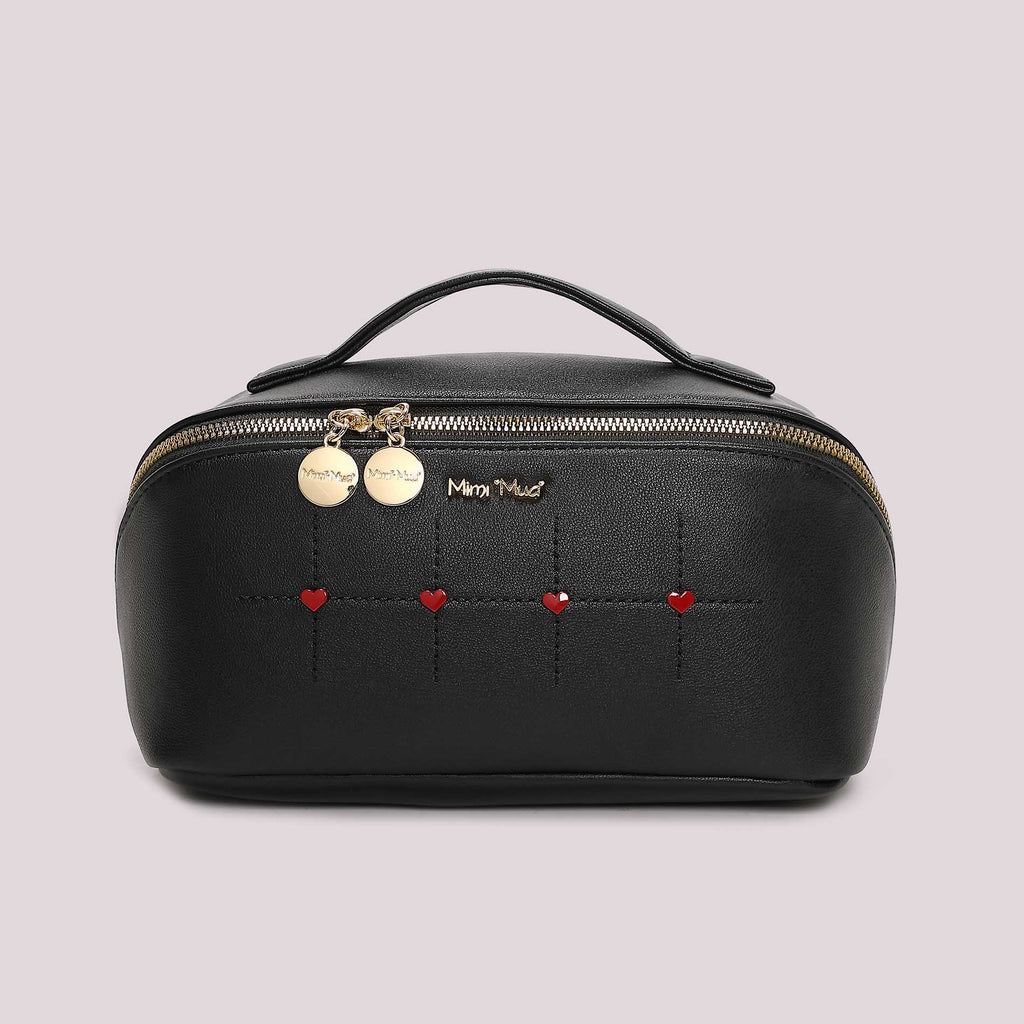 BEAUTY CASE SET DA 3 CON CUORICINI