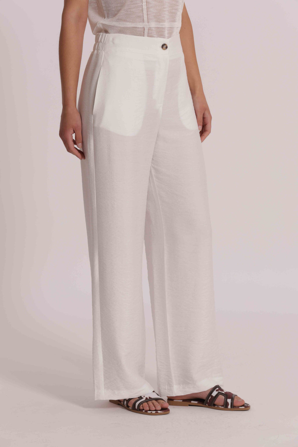 PANTALONE PALAZZO IN VISCOSA