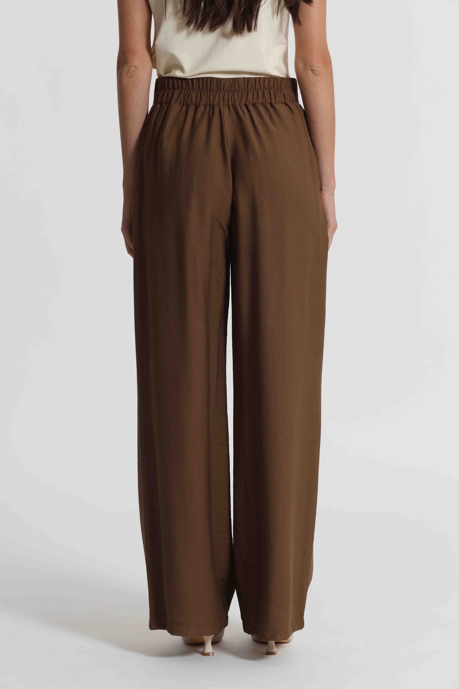 PANTALONE PALAZZO IN VISCOSA