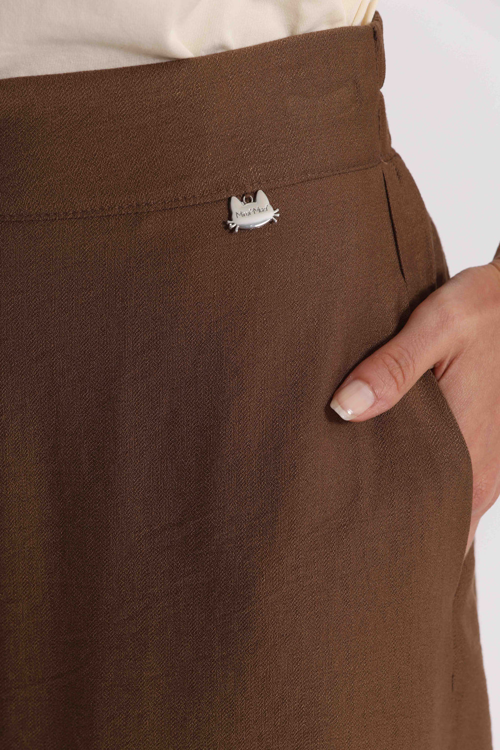 PANTALONE PALAZZO IN VISCOSA