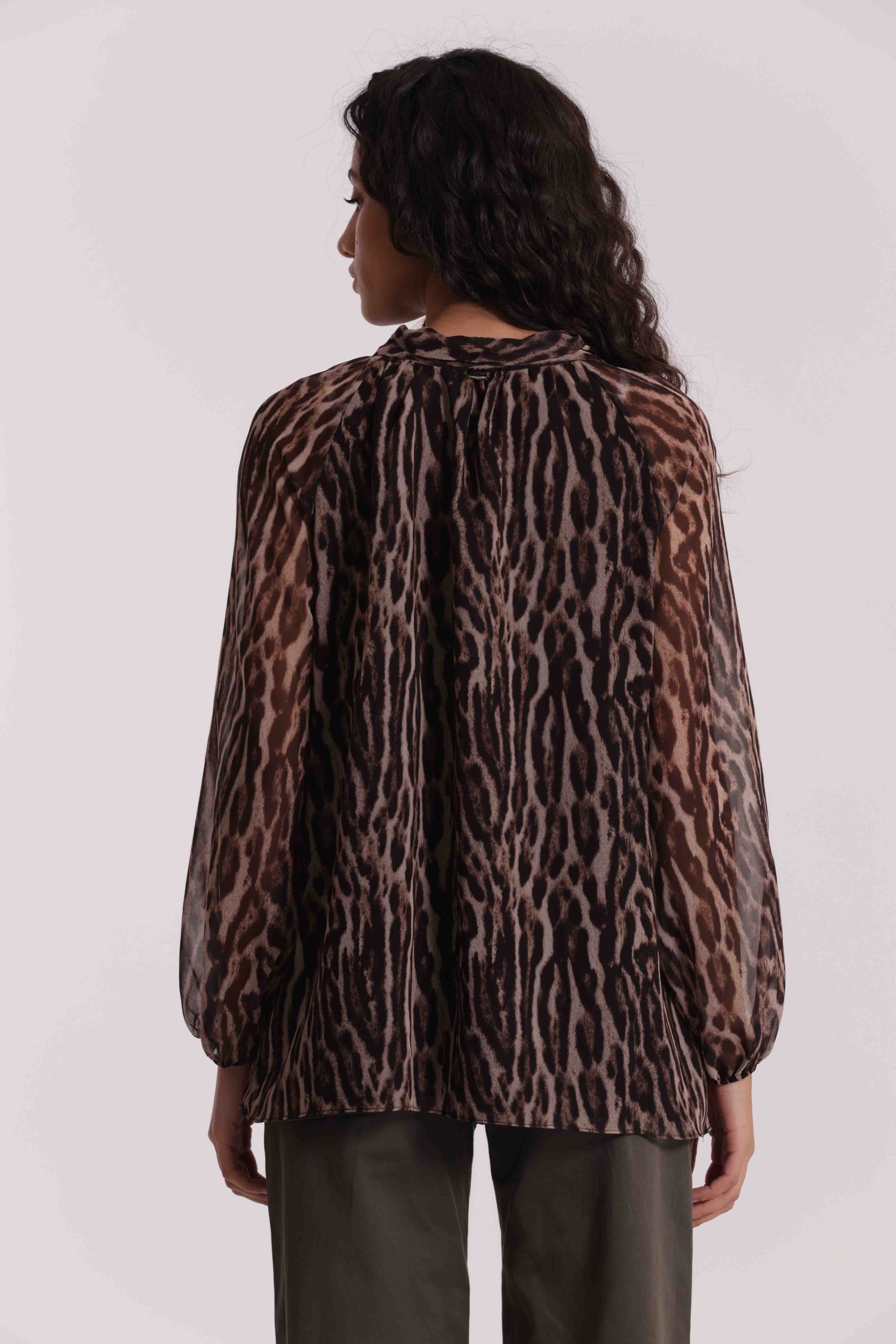 BLUSA CCON FUSCIACCA ANIMALIER