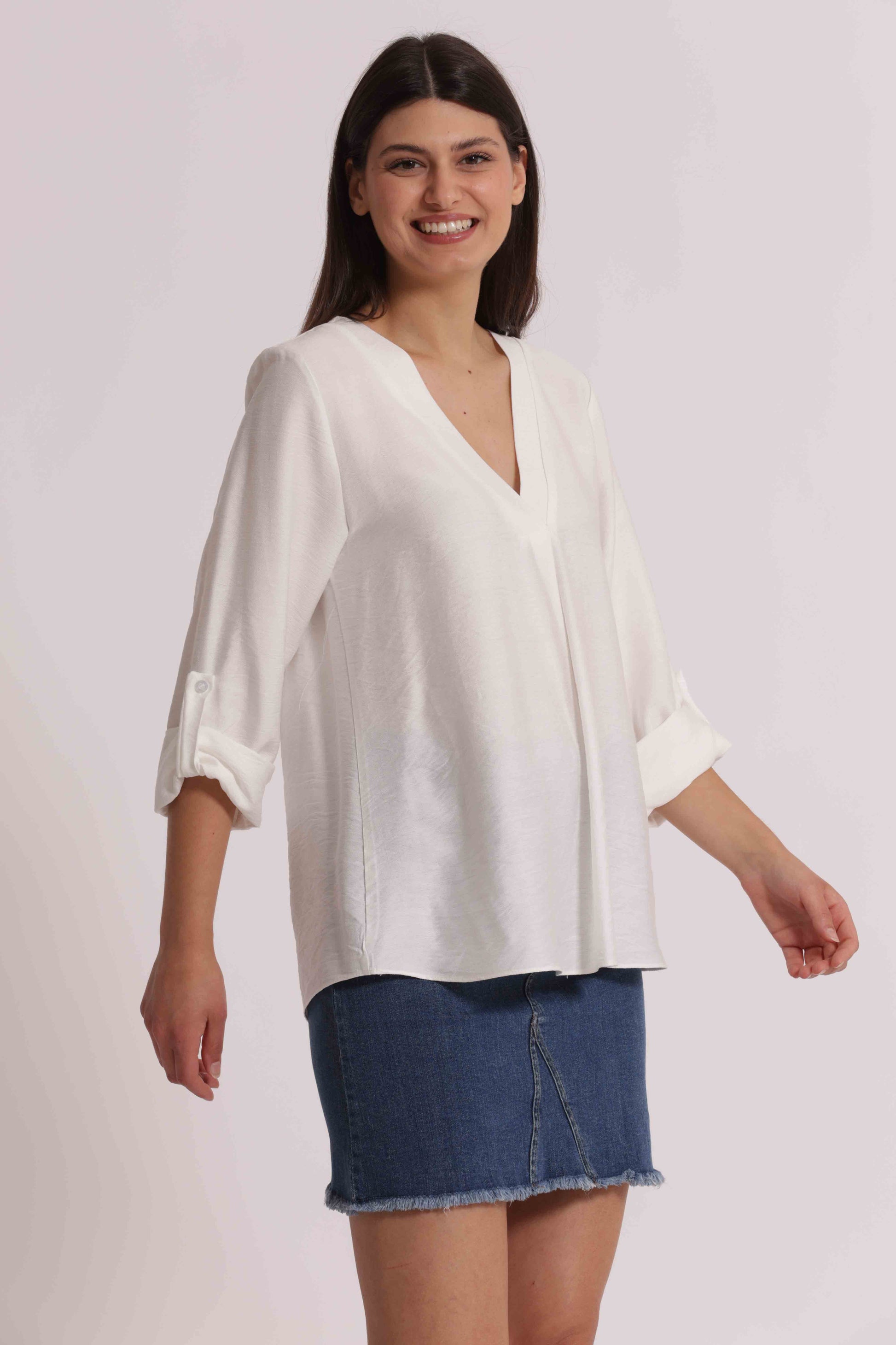 BLUSA VISCOSA MAN 3/4
