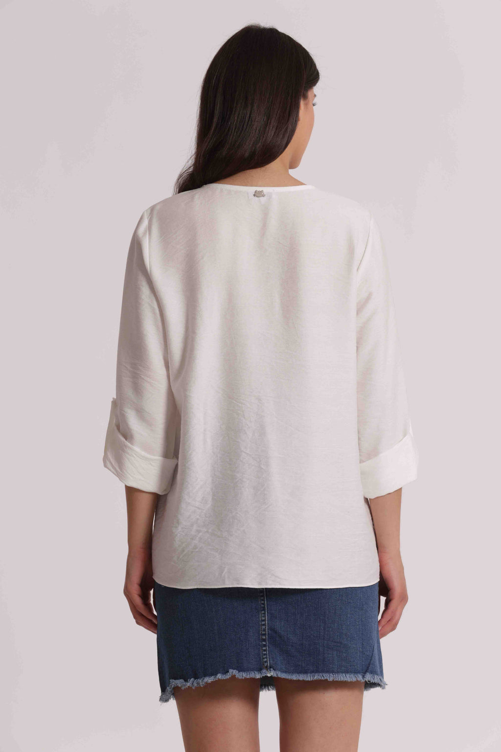 BLUSA VISCOSA MAN 3/4