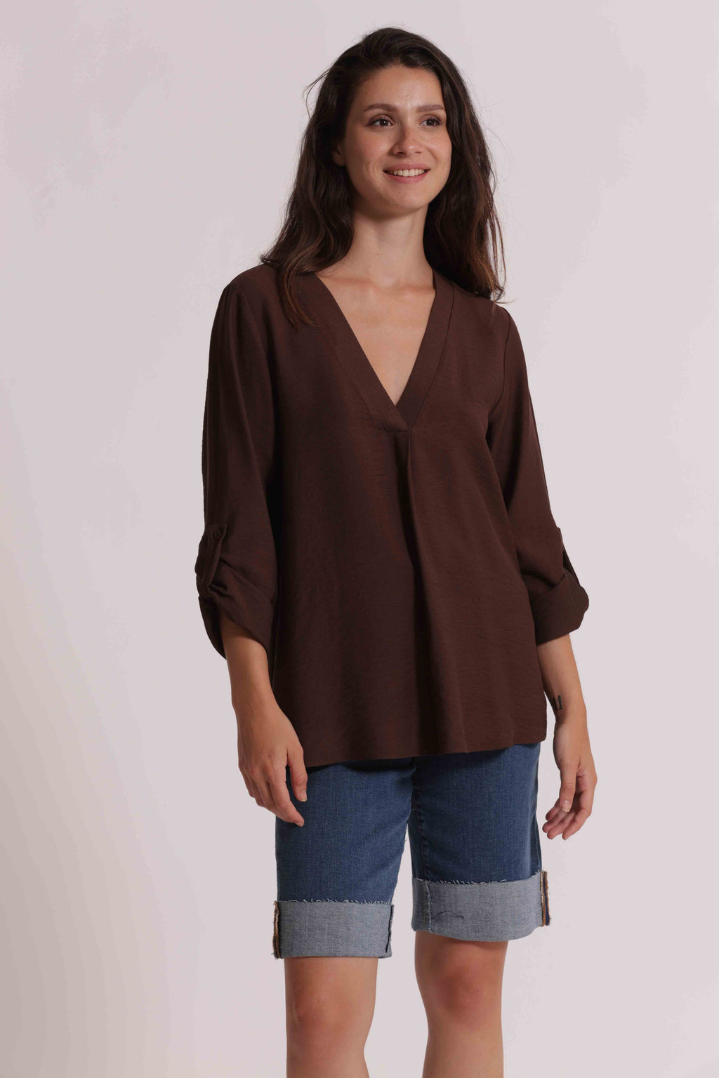BLUSA VISCOSA MAN 3/4