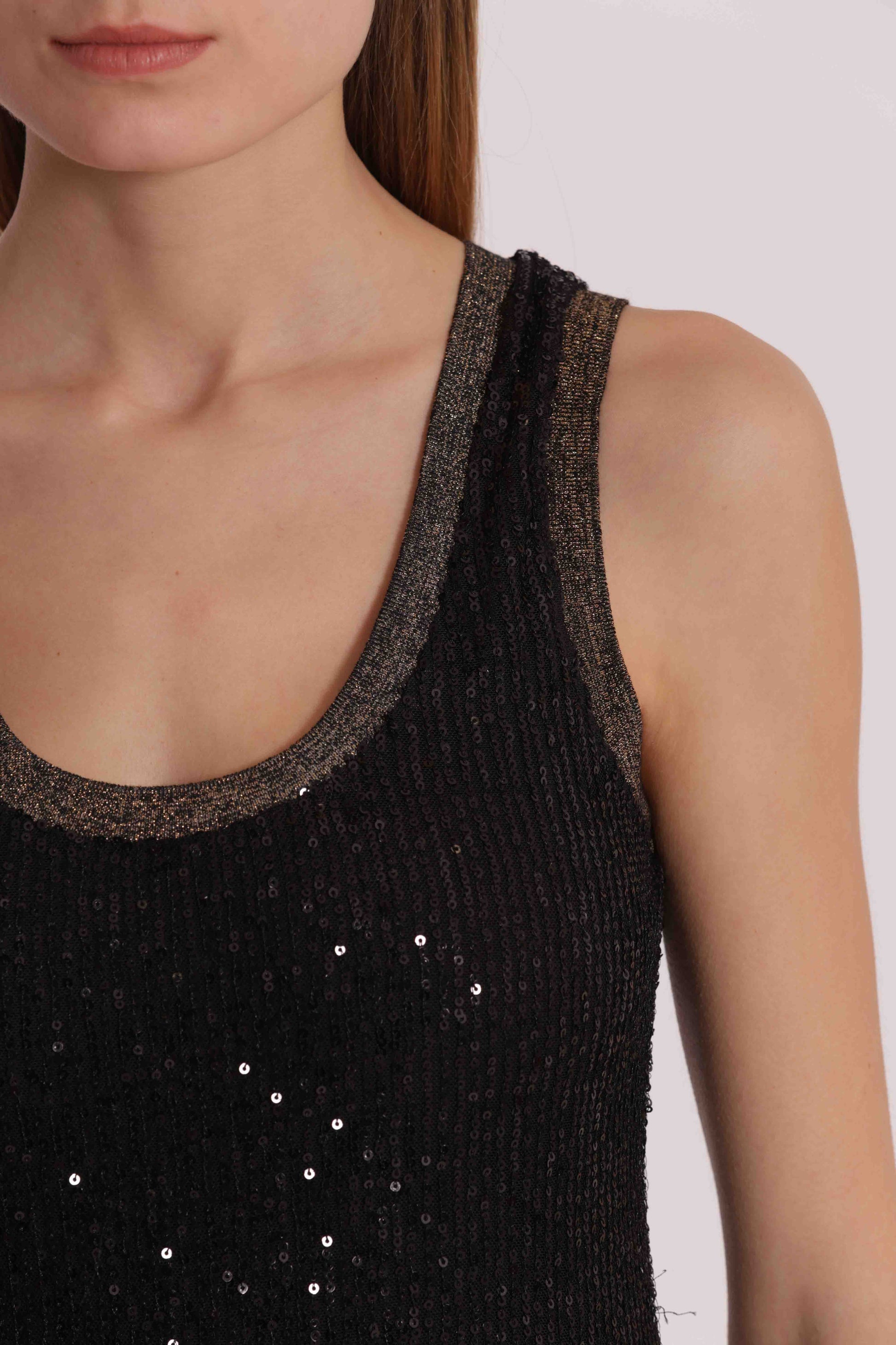TOP DI PAILLETTES