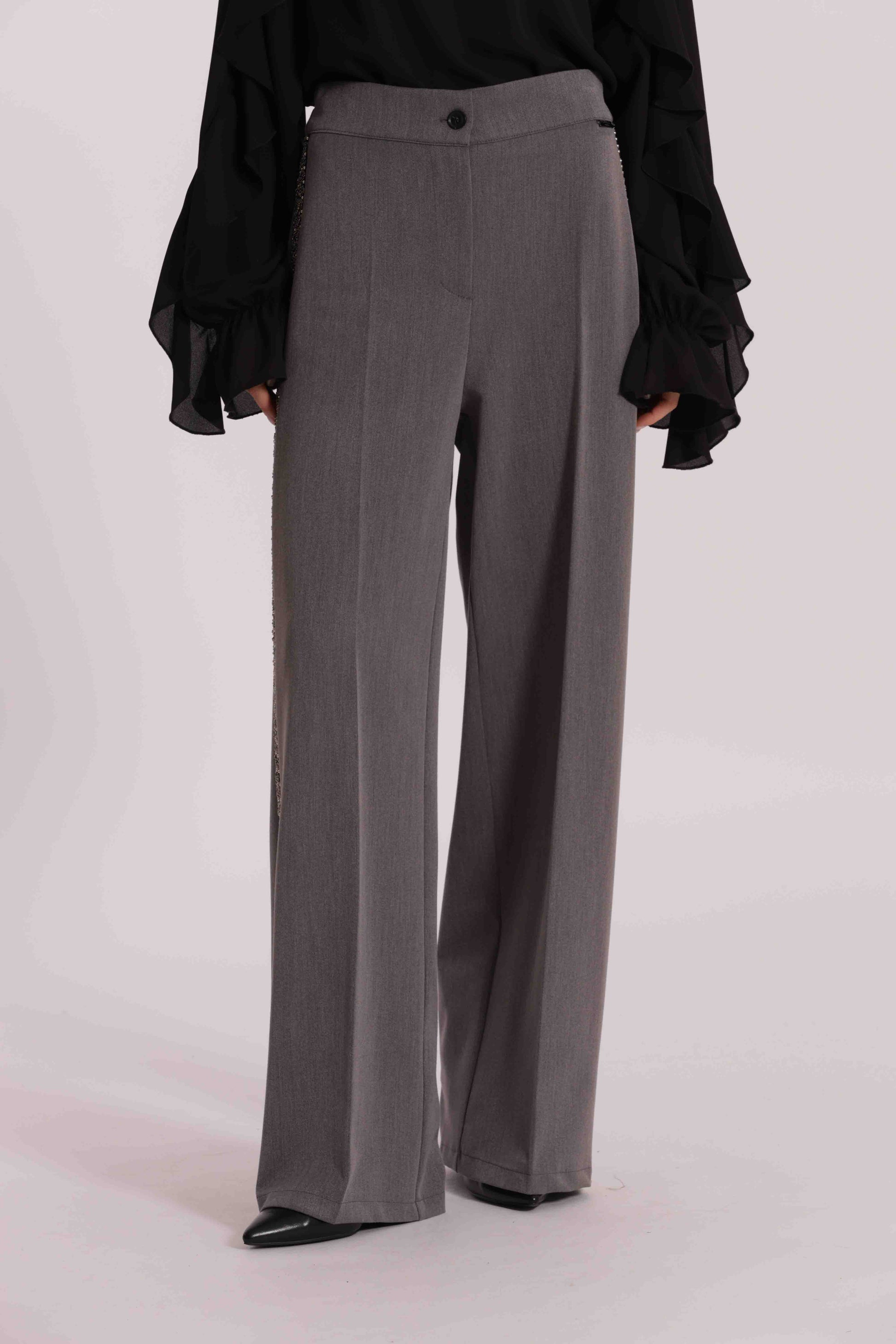 COMPLETO GILET E PANTALONE PALAZZO