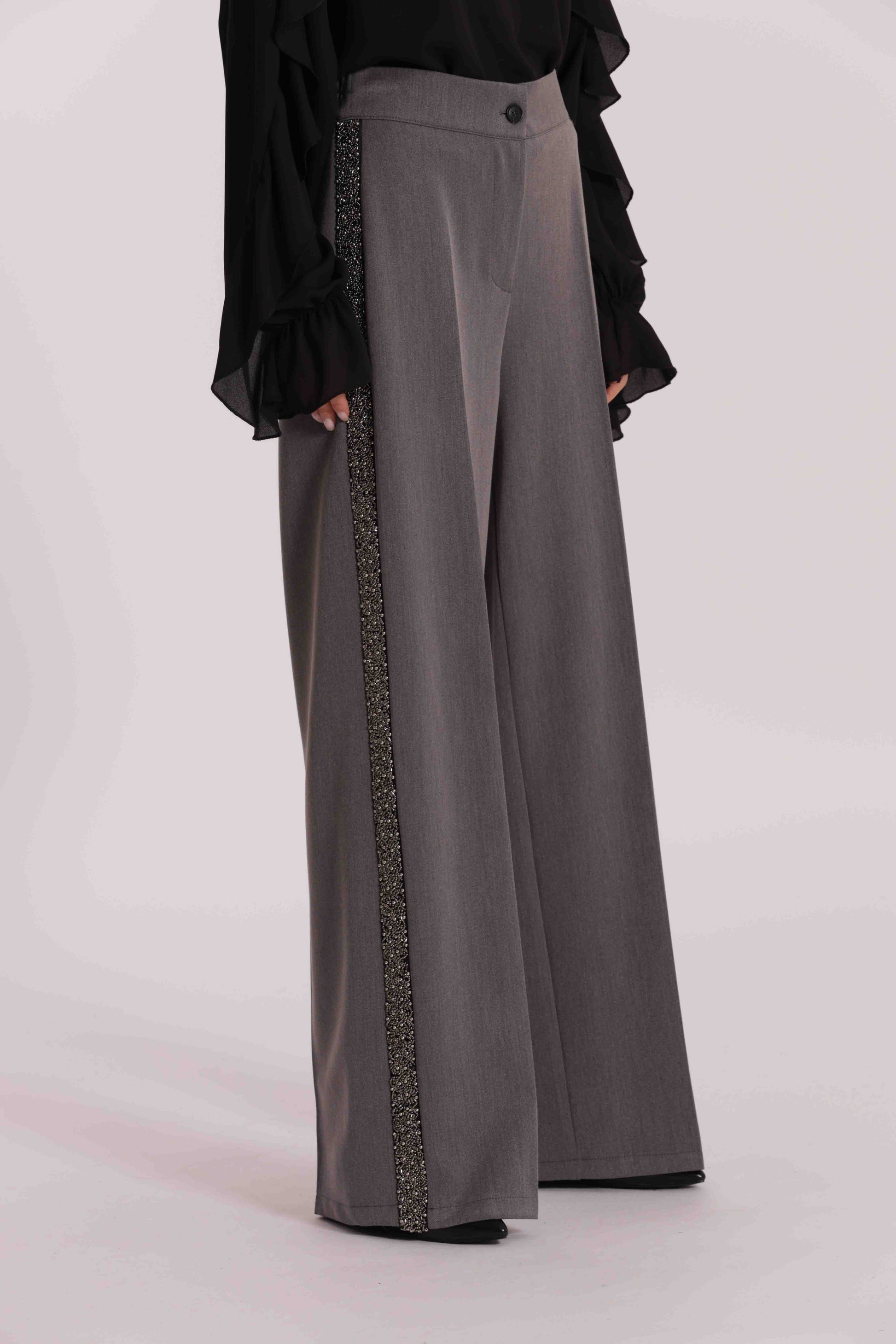 COMPLETO GILET E PANTALONE PALAZZO