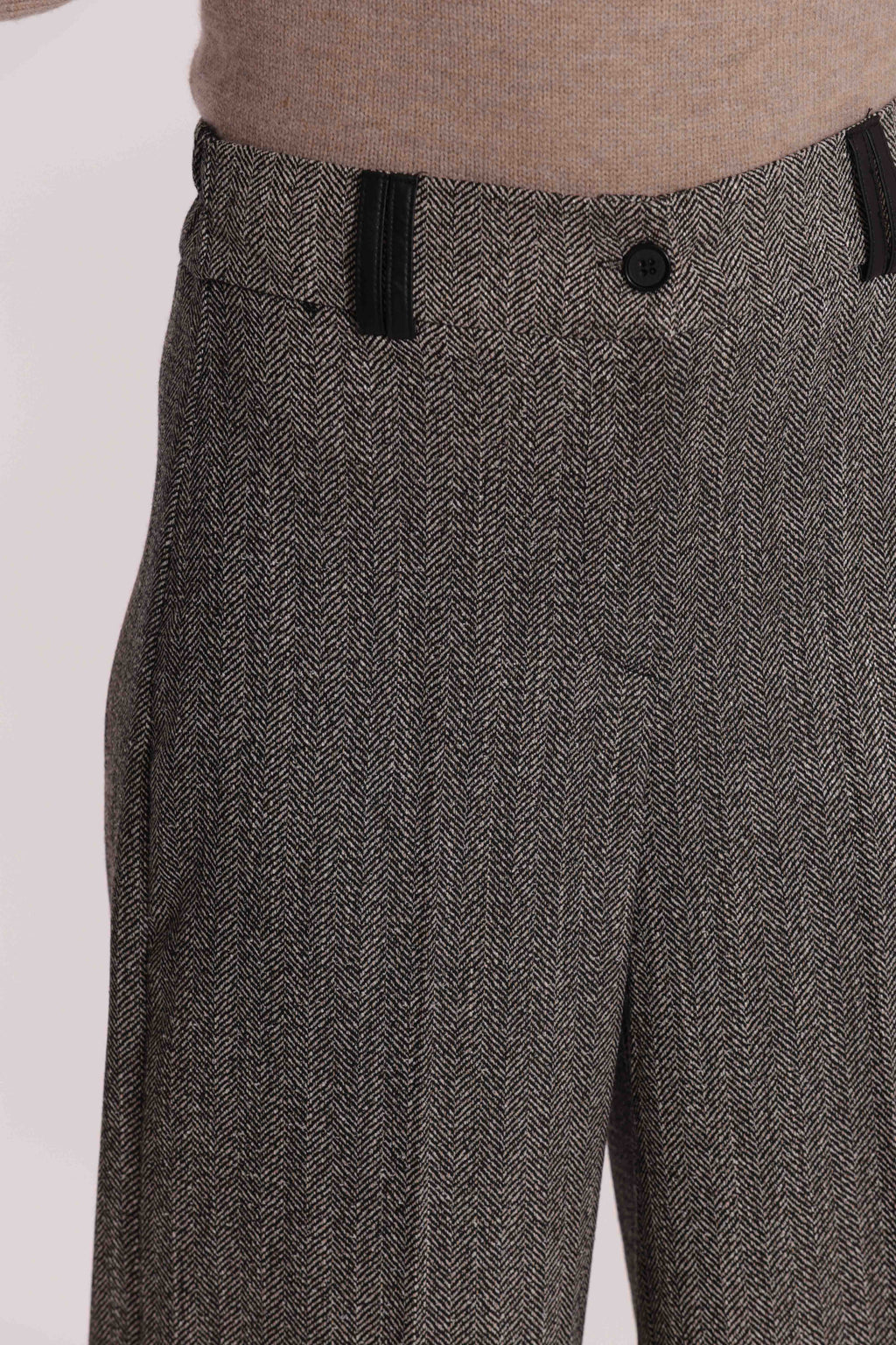 PANTALONE PALAZZO TESSUTO SPIGATO